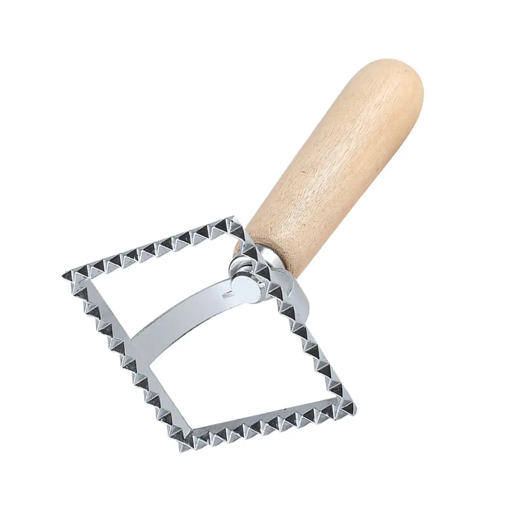 Stainless Steel Biscuit Mold Cookie Embossed Pastry Tool Wooden Handle Food Grade Safe Easy to Use Practical Utensil