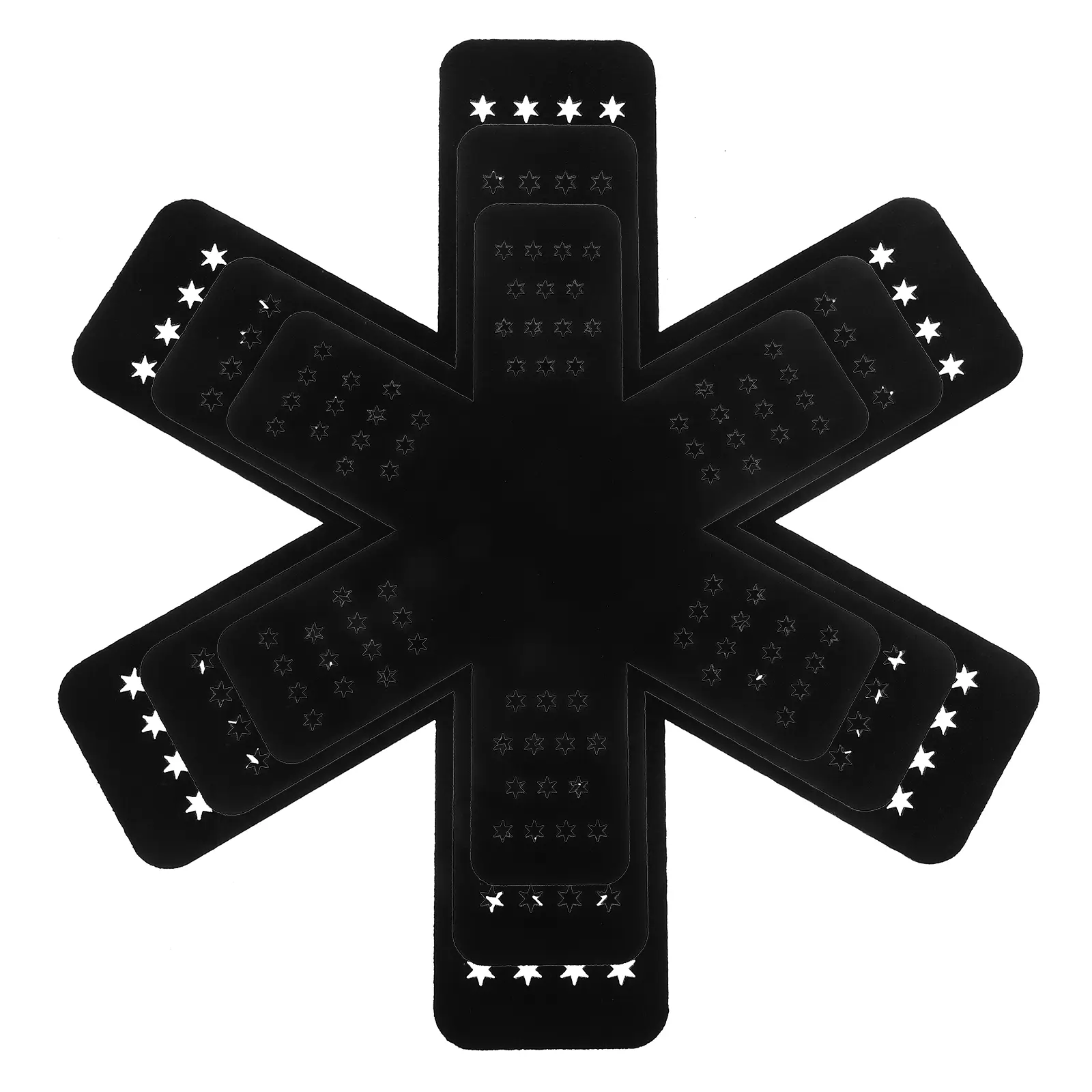 3 Pcs Black Felt Pot Protectors Stacking Heat Resistant Anti Slip Pan Mats Cookware Table Decor Protective Pads Kitchen Barware