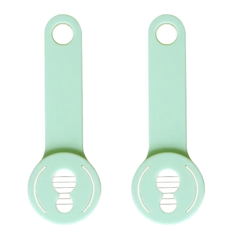 2Pcs Ergonomic Anti Bean Slicer Stainless Steel Multi Purpose Bean Vegetable Shredder Kitchen Tool Bean Slicing Tool