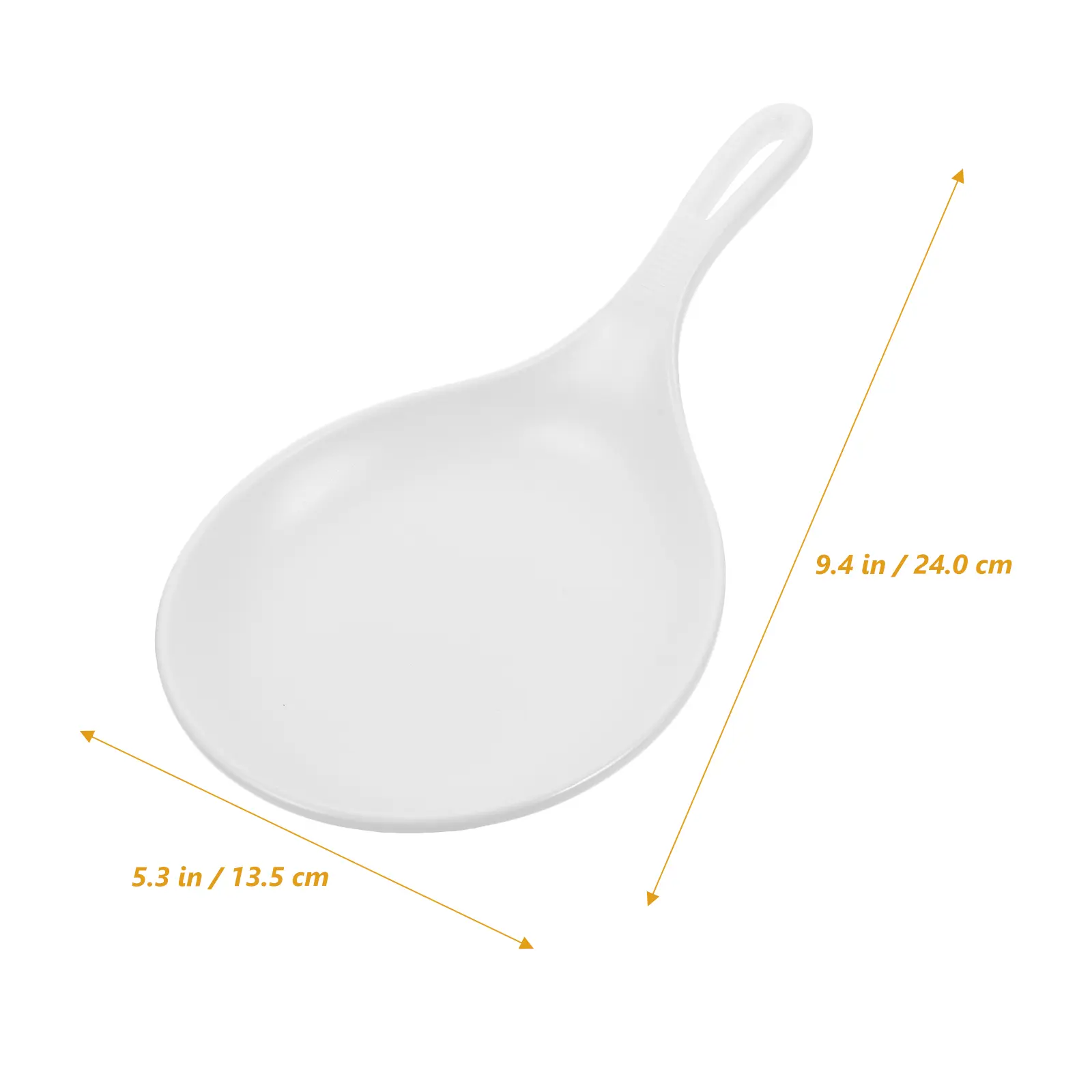 2pcs Melamine Dinner Plate with Handle Small Sushi Salad Dessert Steak Plates Platter Serving Smooth Surface Long Use
