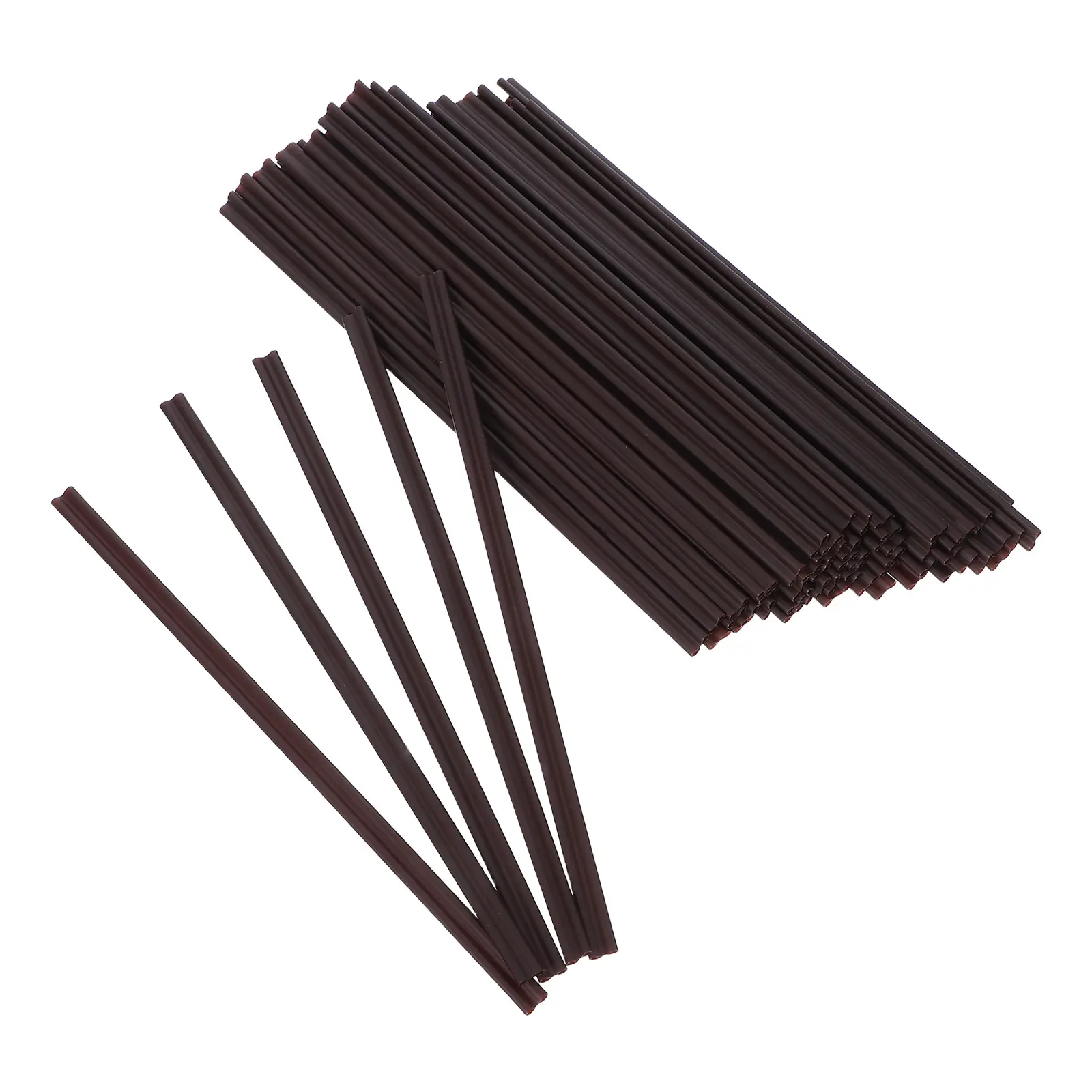 300 PCS Anti-scalding Beverage Straw Stirrer Straws Hot Chocolate Stirrers Two Hole for Coffee Milk Tea Drink