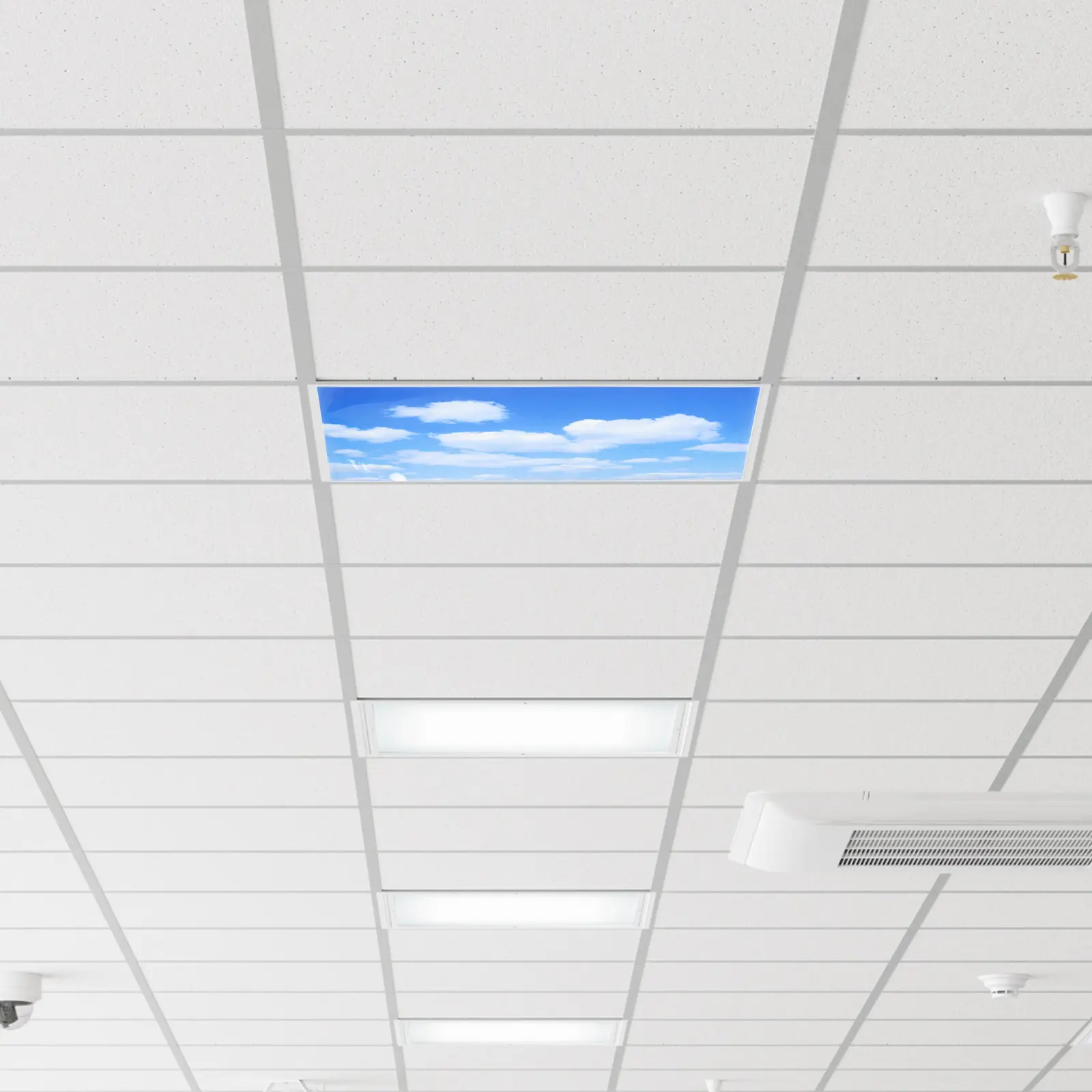  Fluorescent Lampshade Ceiling Light Shades Replacement Cover Florescent for Classroom Lights