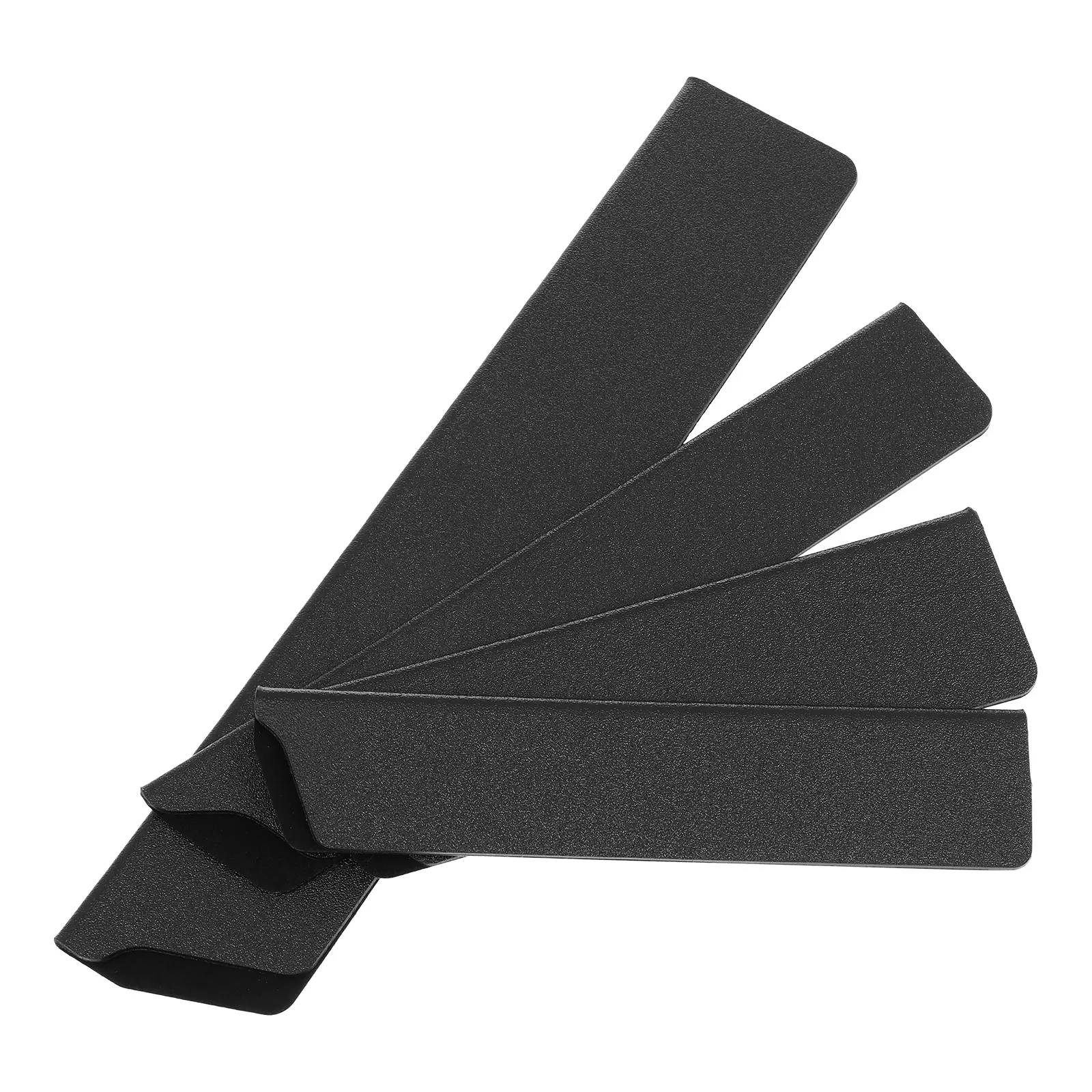 4pcs Protective Sleeves Kitchen Knife Set Sheathes ABS Flocking Design Lightweight Portable Use Experience