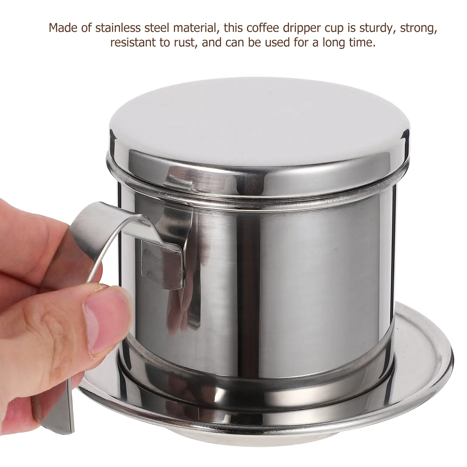 Vietnamese Coffee Dripper Stainless Steel Filter Funnel Tool 304 Material Maker Gifts Kitchen Bar Utensils