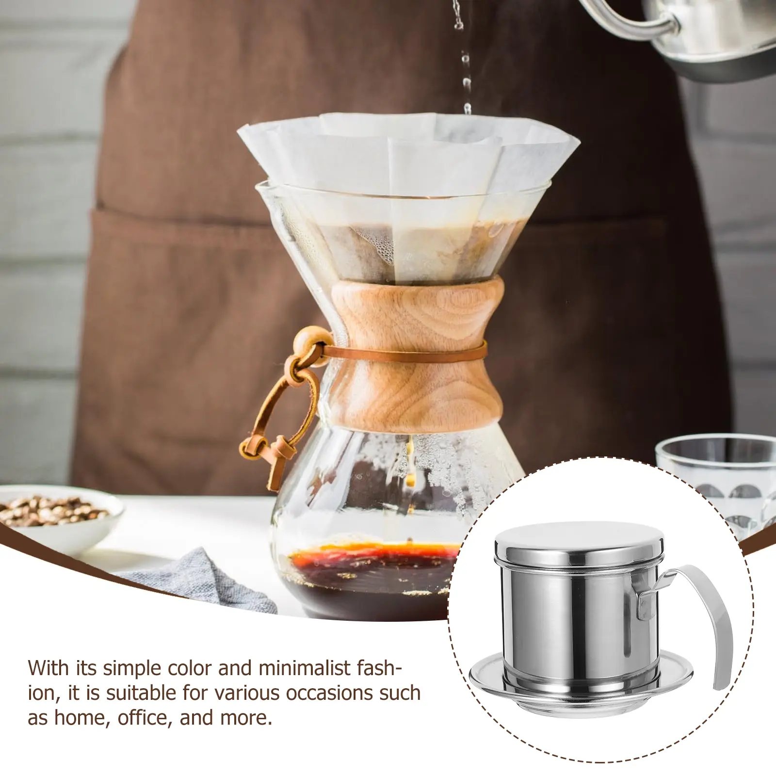 Vietnamese Coffee Dripper Stainless Steel Filter Funnel Tool 304 Material Maker Gifts Kitchen Bar Utensils