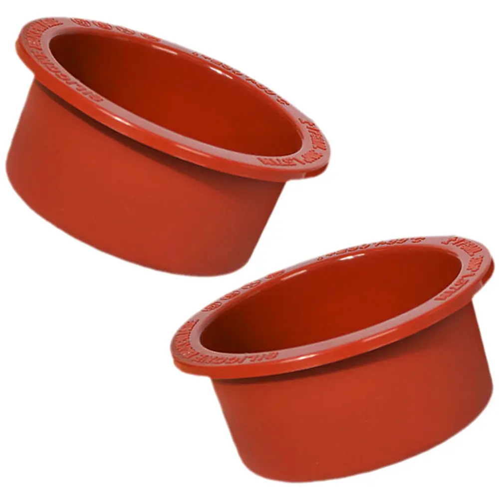 2 Pcs 3in Coffee Color Round Baking Silicone Mold Cake Pan Easy Demould Clean Reusable Baking Tools Cake Making