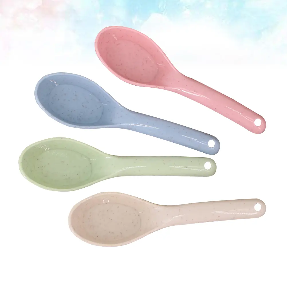 50pcs Children's Spoon Multifunctional Household Disposable Spoons for Kids Cake Soup Porridge Easy Grip Wedding