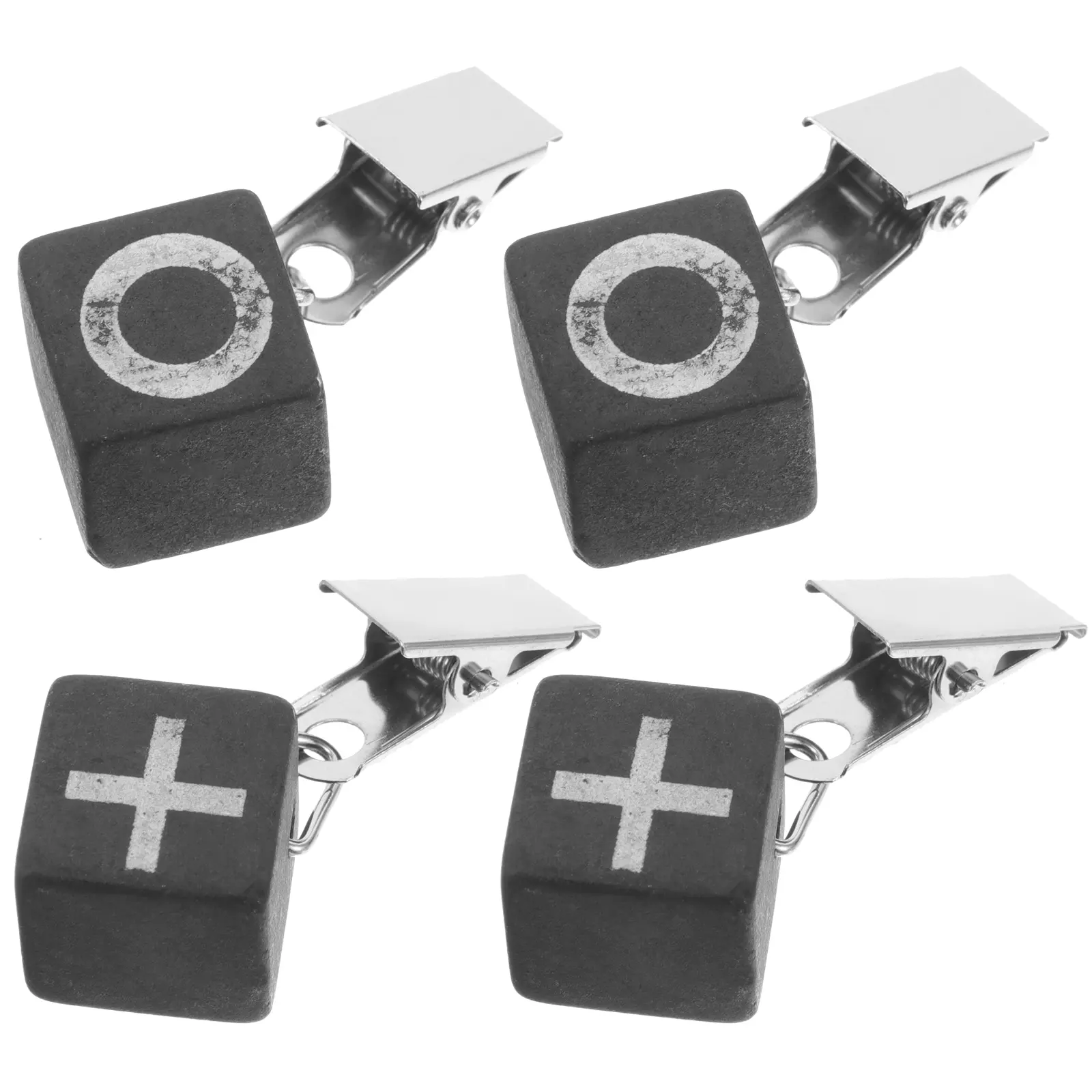 4 Pcs Clips Marble Weights for Square Oval Tablecloths Dress Hanging Windy Days Outdoor Table Cloth Weights Stones