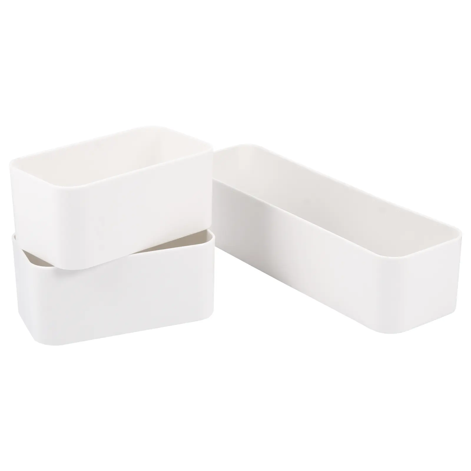 3 Pcs Wall Storage Box Container Mounted Remote Holder Shelf Wall-Mounted Rack Car