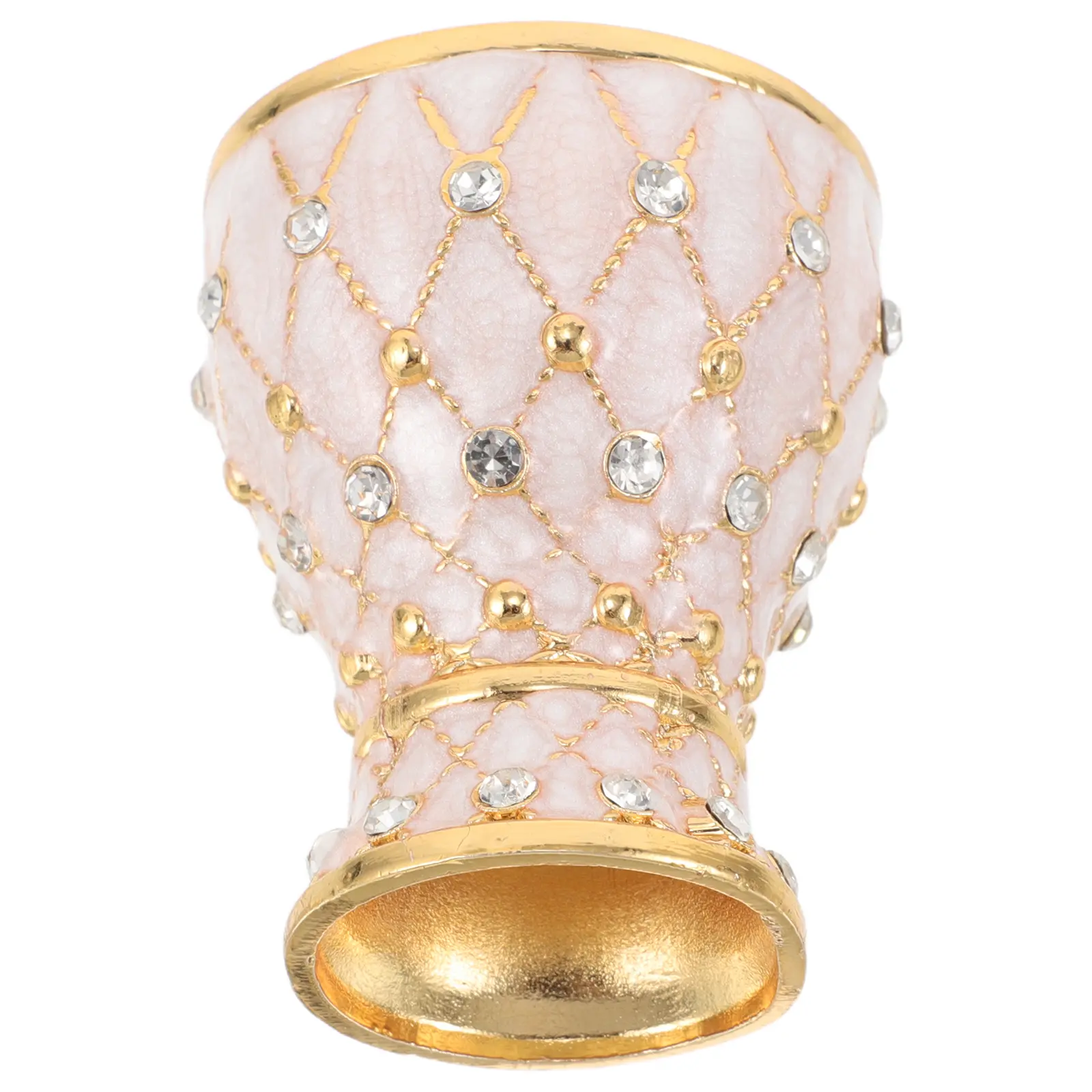 Vintage Style Metal Goblets Anti-Spill Party Cups Retro European Elegant Drinking Mugs Festival Shot Glass for Family