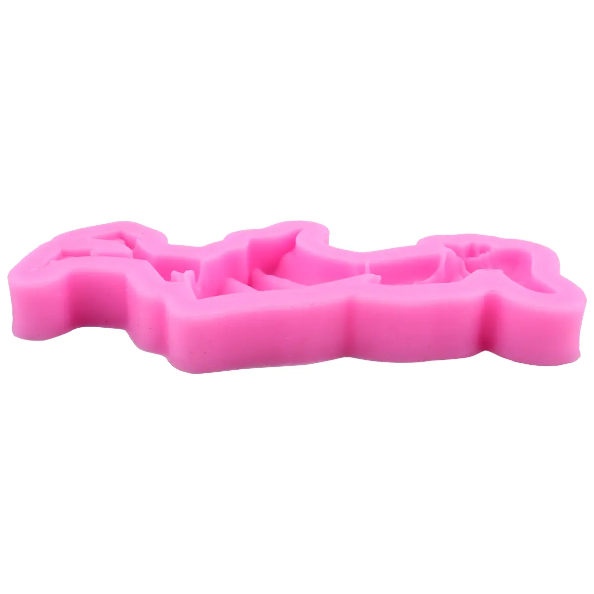 DIY Cake Silicone Baking Molds Pink Girl Child Chocolate Ice Cubes Fondant Diy Cake Baking Molds Reusable Oven Safe