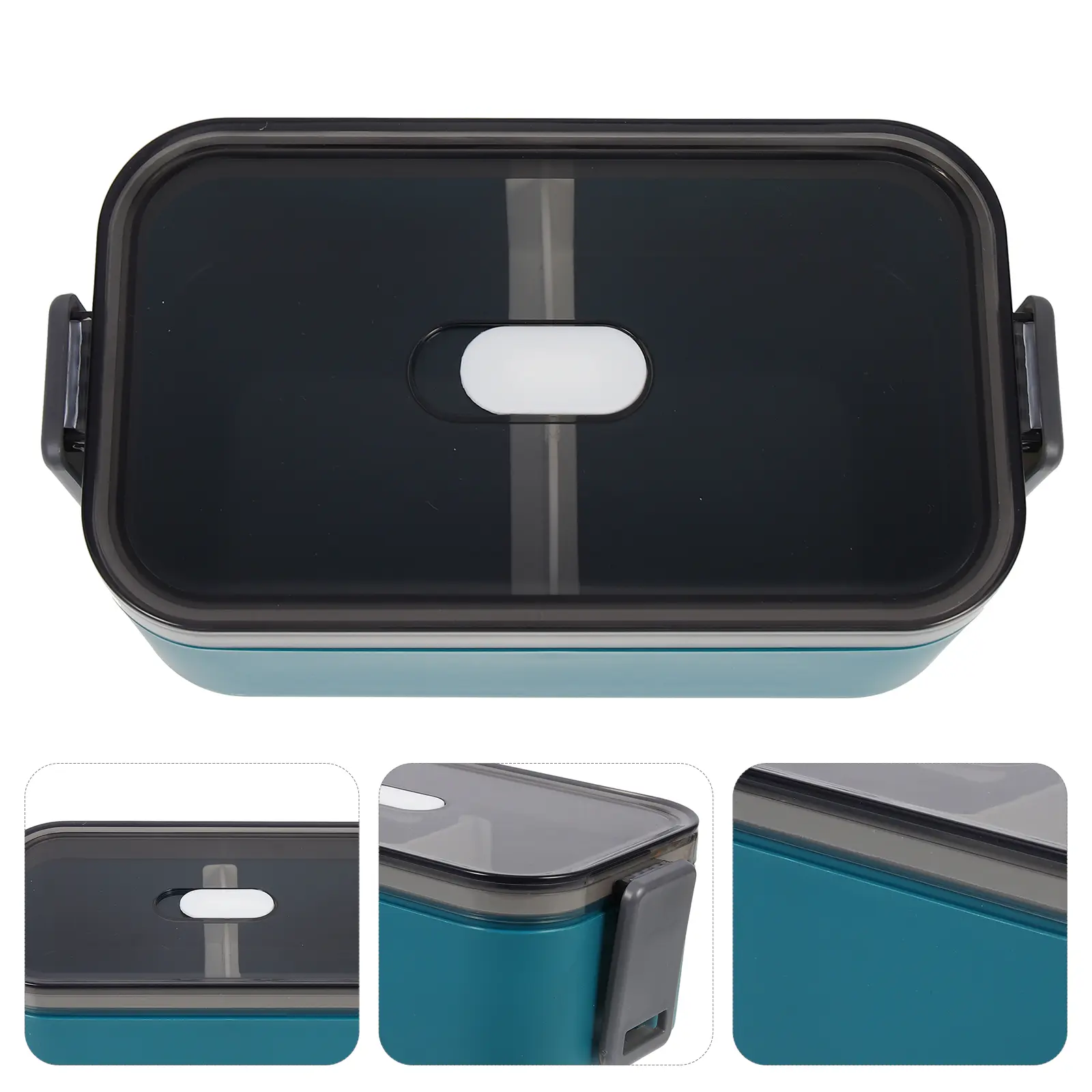 Plastic Lunch Box Microwave Food Container Portable Bento Case Sealed Storage Picnic Box Office Student Fruit Container Heat