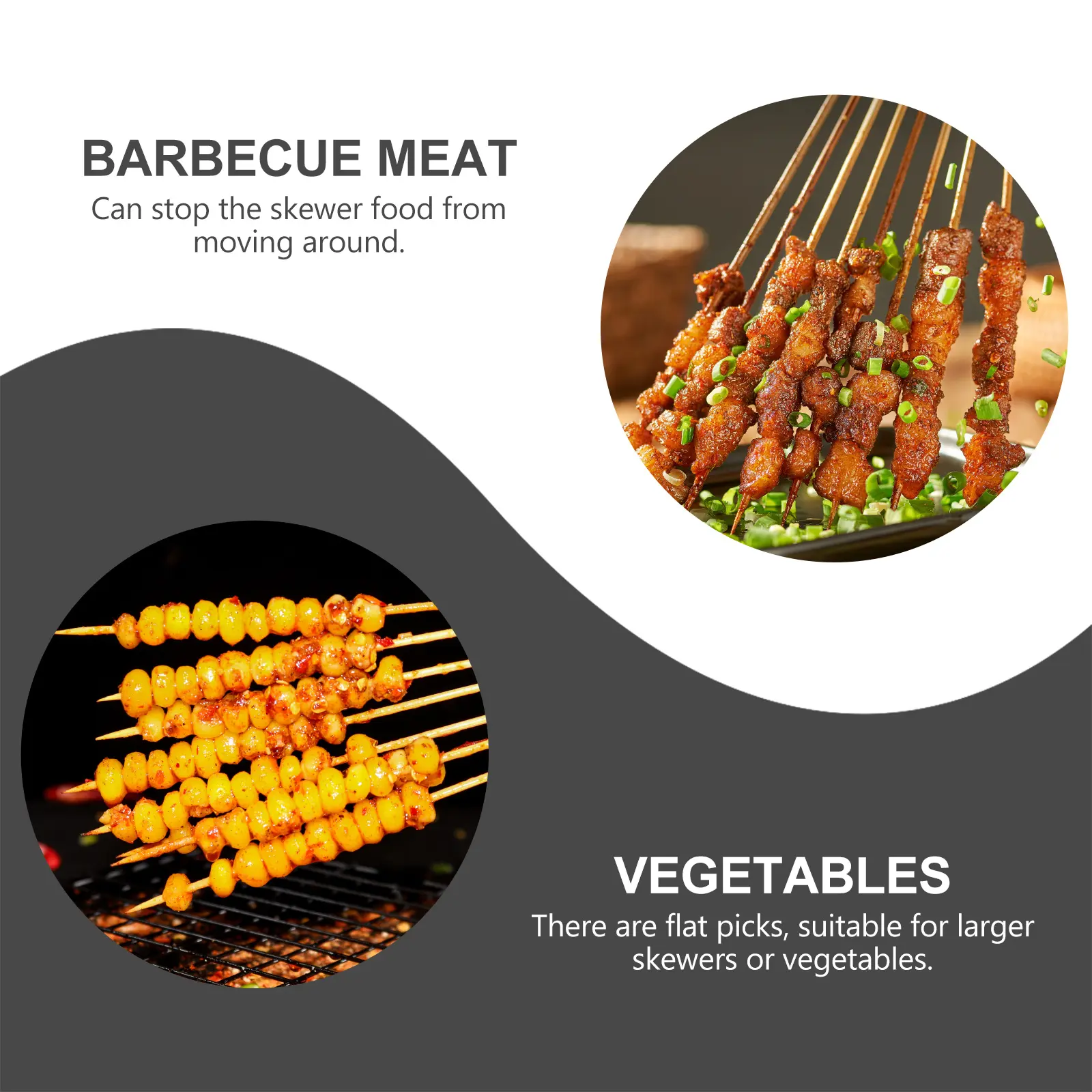 50 Pcs Stainless Steel BBQ Skewers 35cm Long 3 5mm Wide Flat Grilling Metal Sticks for Stainless Steel Skewers Outdoor