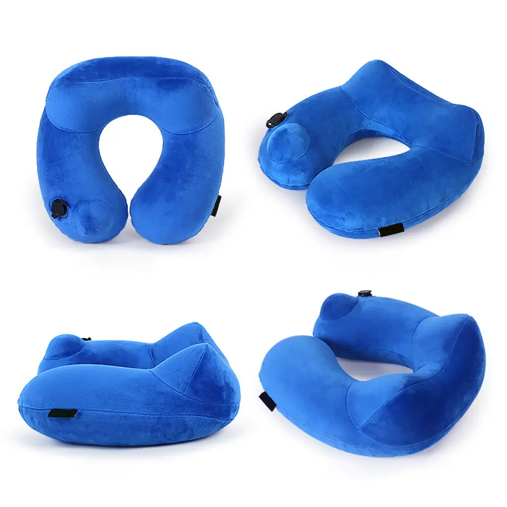 Fillable Neck Pillow for Travel Inflatable Plane Sleeping Accessories Collapsible