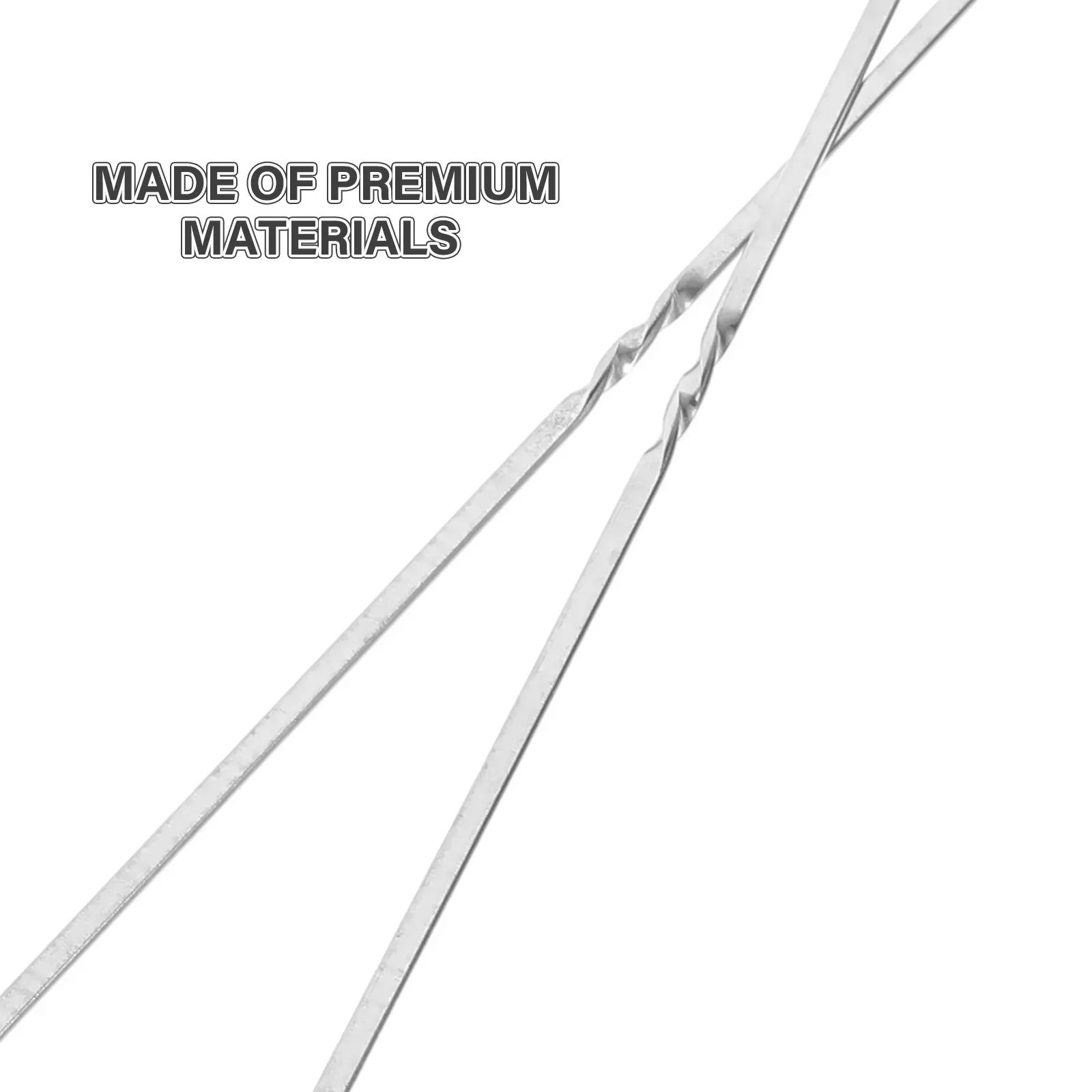 50 Pcs Stainless Steel BBQ Skewers 35cm Long 3 5mm Wide Flat Grilling Metal Sticks for Stainless Steel Skewers Outdoor