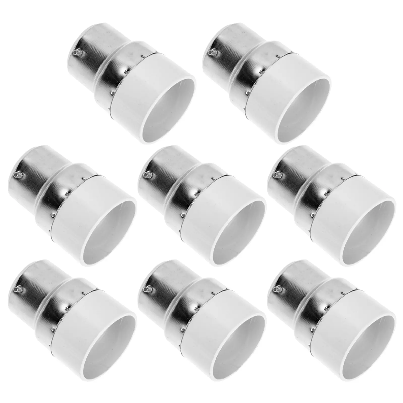 8pcs Lamp Base Adapter Small Light Socket Converter to E14 Bulb Holder Easy Use Safe Anti Burning Plug Replacement