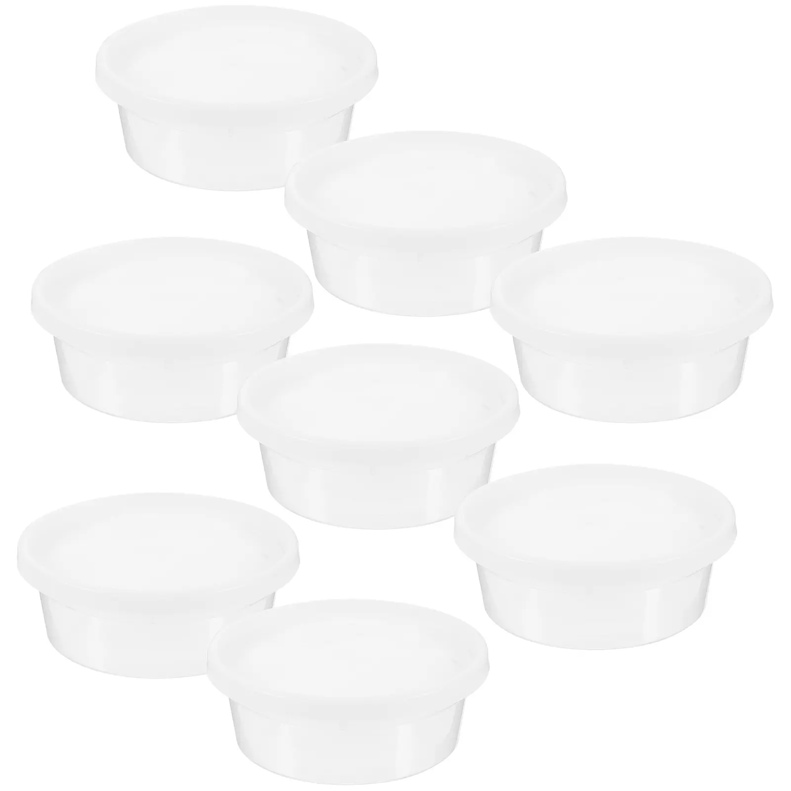 20 Pcs Food Storage Containers with Lids Portion Cups Condiment Box Plastic Pp Meal Prep Sauce Small