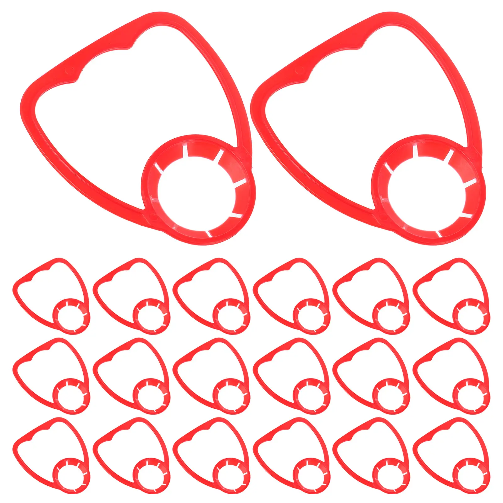 100 PCS Beverage Bottle Handle Grip Removable for Water Lifting Strap Plastic Bottled Lifter Container