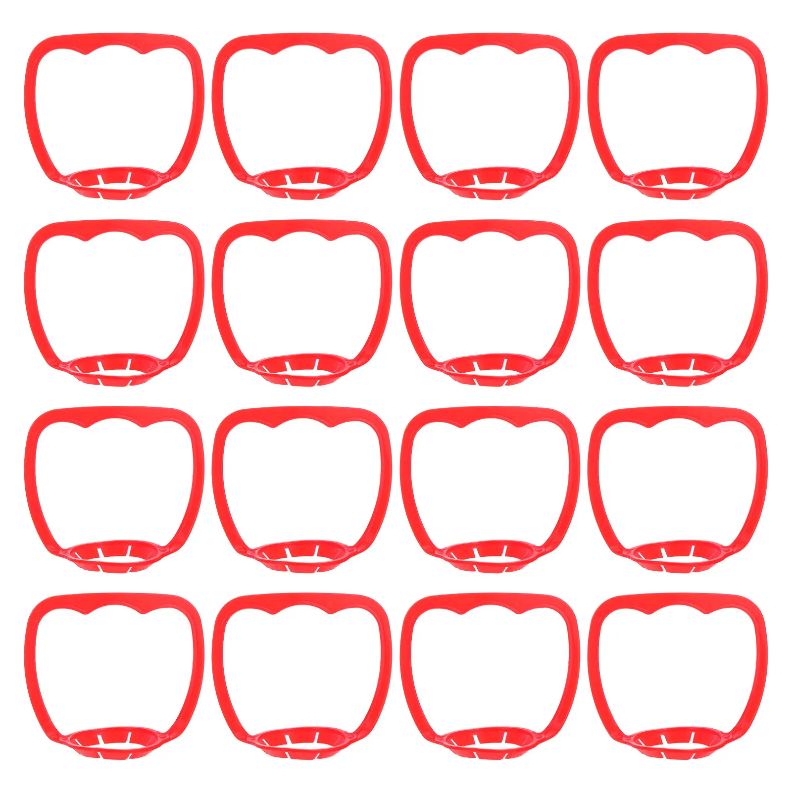 100 PCS Beverage Bottle Handle Grip Removable for Water Lifting Strap Plastic Bottled Lifter Container