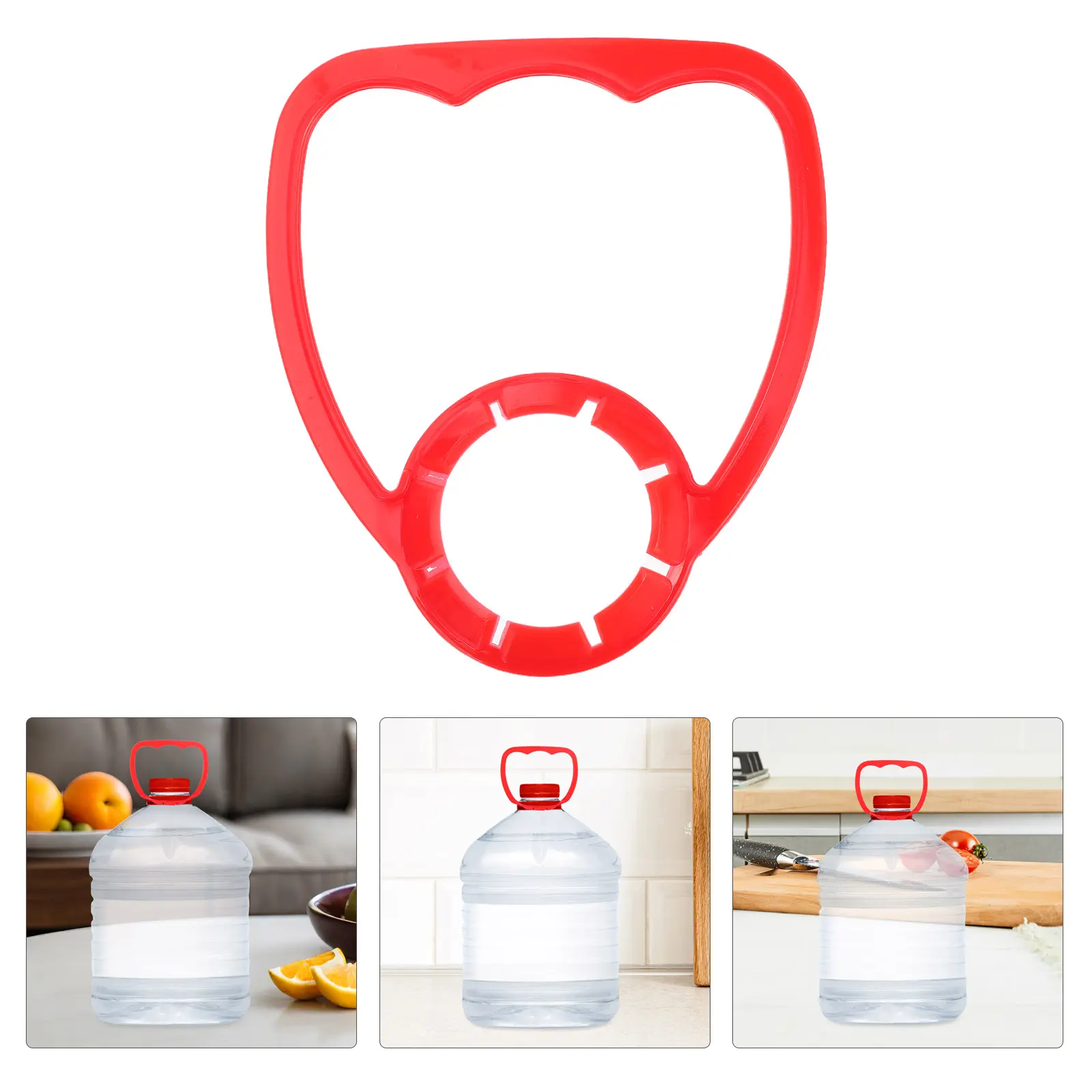 100 PCS Beverage Bottle Handle Grip Removable for Water Lifting Strap Plastic Bottled Lifter Container