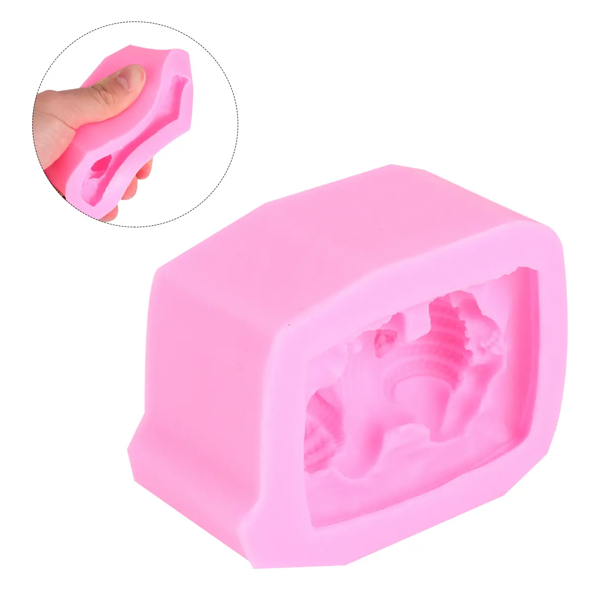 Silicone Mold for Cake Bread Mousse Jelly Chocolate Ice Cube Pudding H made Soap Moon Cake Rice Ball Fondant Sleeping Baby