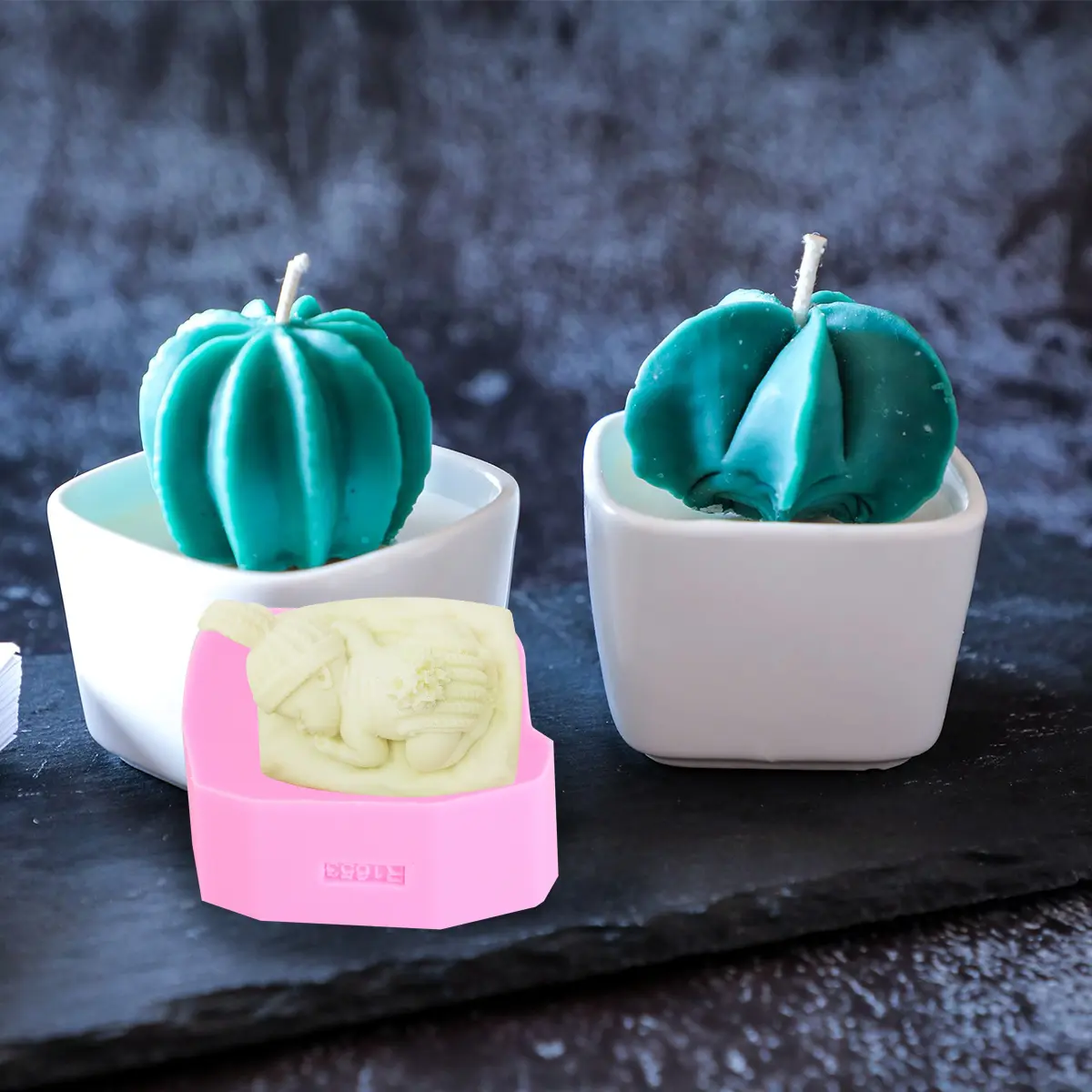 Silicone Mold for Cake Bread Mousse Jelly Chocolate Ice Cube Pudding H made Soap Moon Cake Rice Ball Fondant Sleeping Baby
