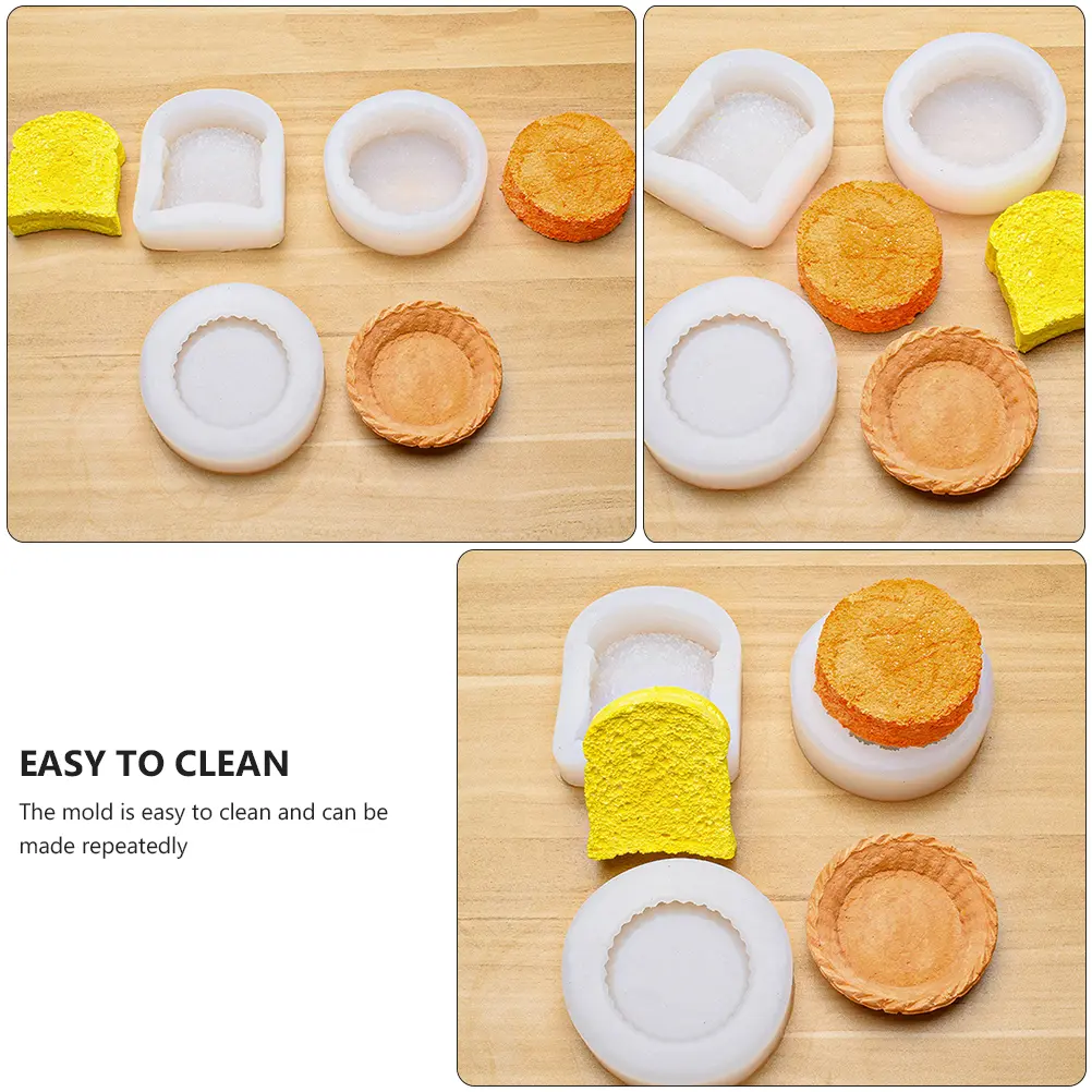 Large Muffin Pan Jumbo Cake Mold Silicone Baking Tools Cupcake Molds Non Stick Heat Conductive Environmental Protection Pudding
