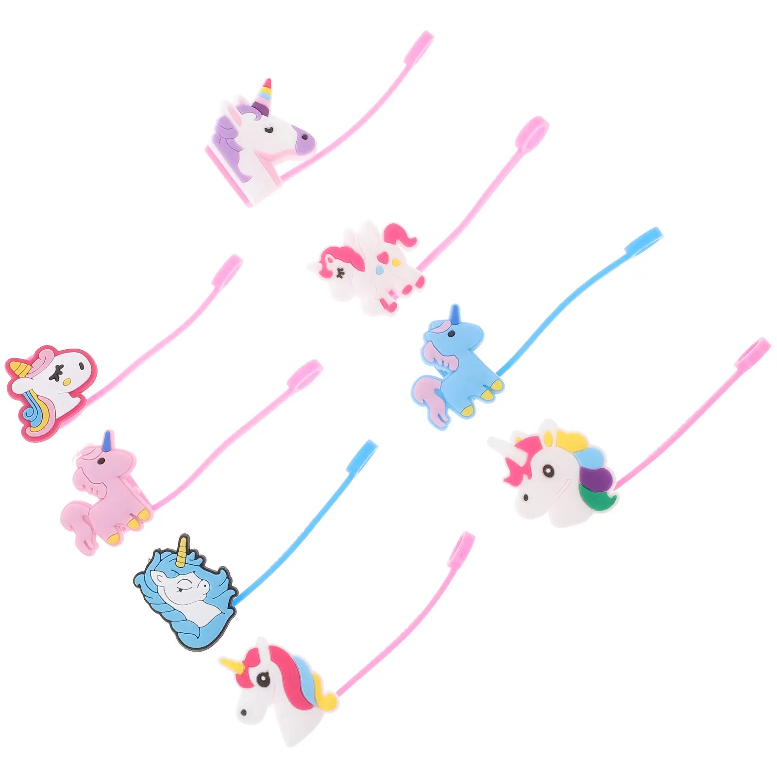 8 Pcs Protective Dustproof Toppers Silicone Tip Covers Cover Tips Stopper Reusable Straw Covers Party Straw Caps