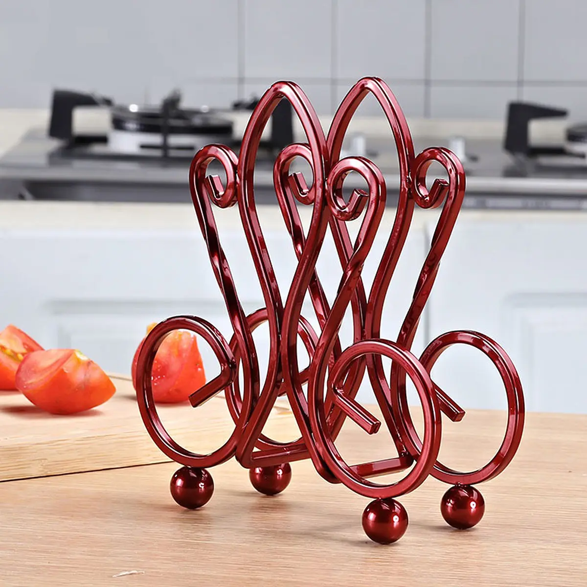 Cutting Board Rack Novel Appearance Shelf Noble Organized Kitchen Creative Chopping Holder