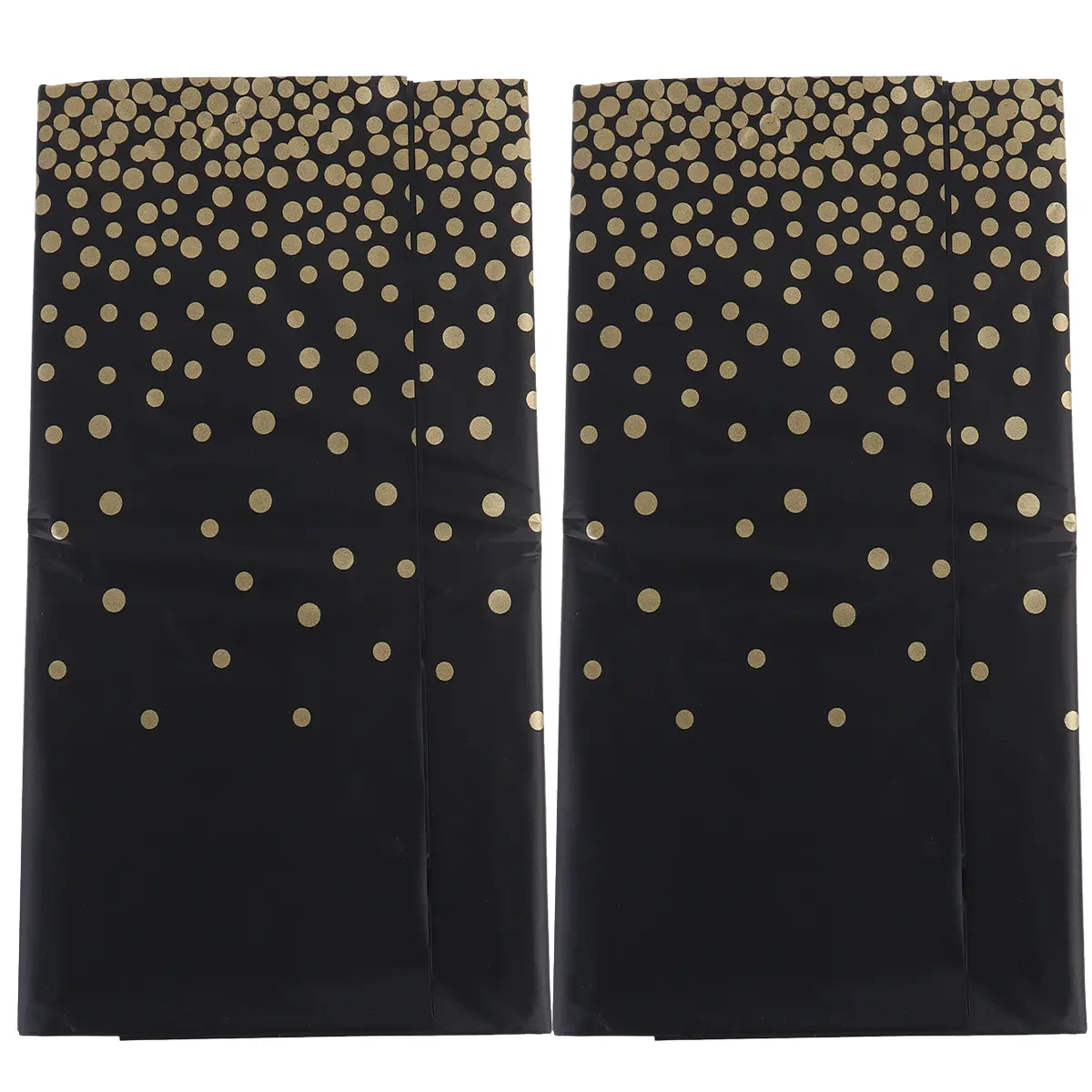 2Pcs Dot Tablecloth Round Color Faux Party Covers Outdoor Decorative Cloth Protect Against Stains Spills Scratches