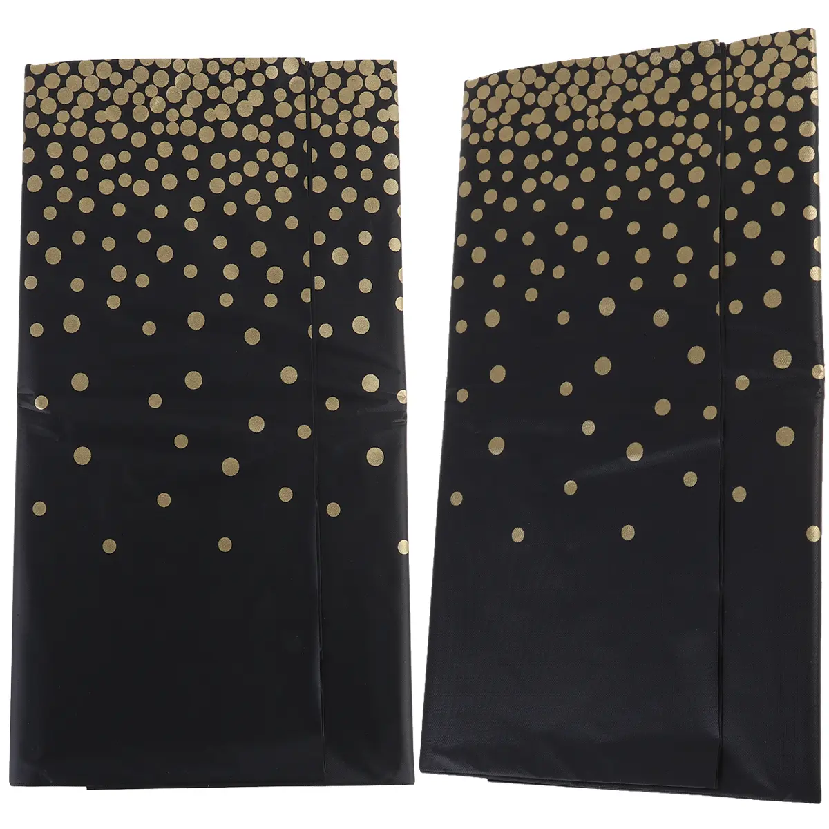 2Pcs Dot Tablecloth Round Color Faux Party Covers Outdoor Decorative Cloth Protect Against Stains Spills Scratches