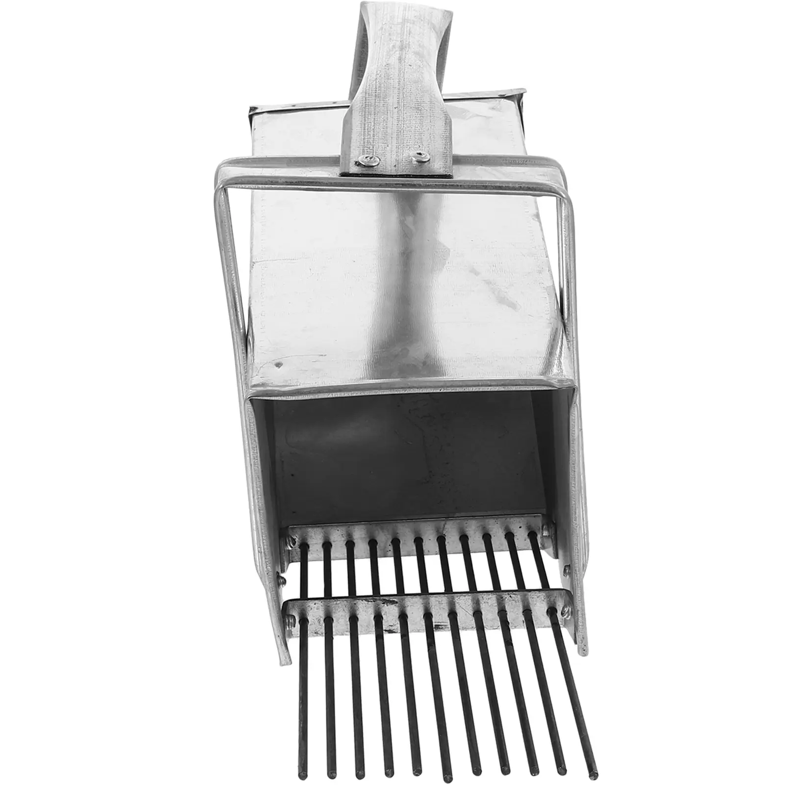 Blueberry Picker 1Pc Picking Basket Matte Metal Fruit Catcher Labor Saving Berry Scoop Tool Small Lightweight Portable