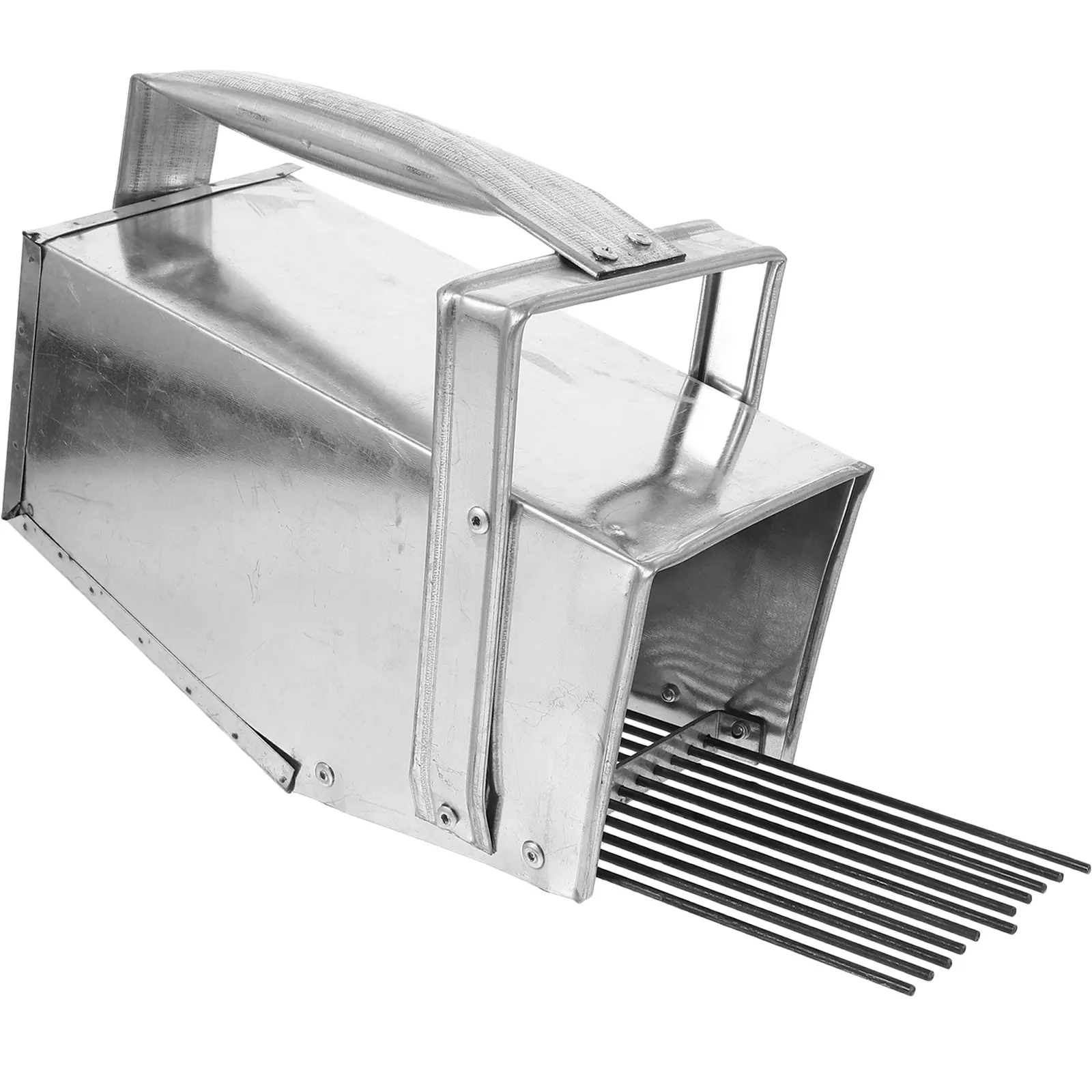 Blueberry Picker 1Pc Picking Basket Matte Metal Fruit Catcher Labor Saving Berry Scoop Tool Small Lightweight Portable