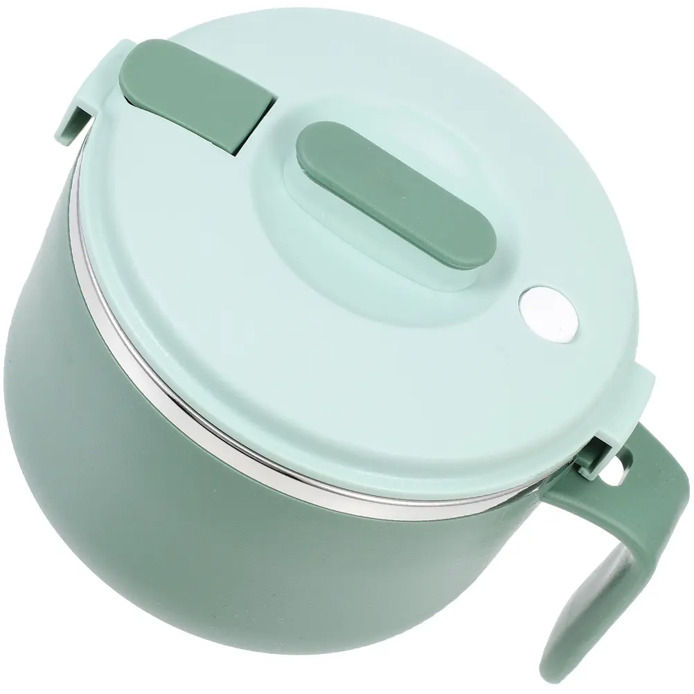 Stainless Steel Food Container Reusable H Instant Noodle Salad Ramen Kitchenware Easy Clean Compact Lunch