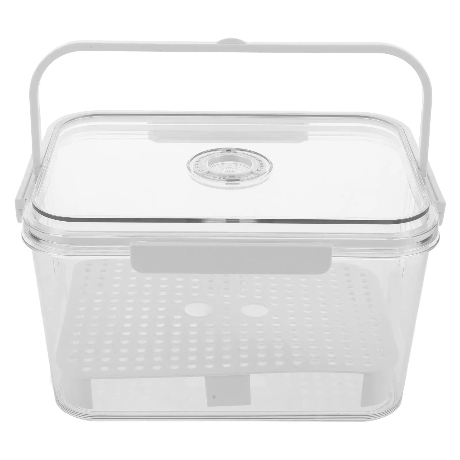 Bread Box Refrigerator Compartment Storage Airtight Bread Keeper Cookie Storage Plastic Fruit Compartment Kitchen Barware