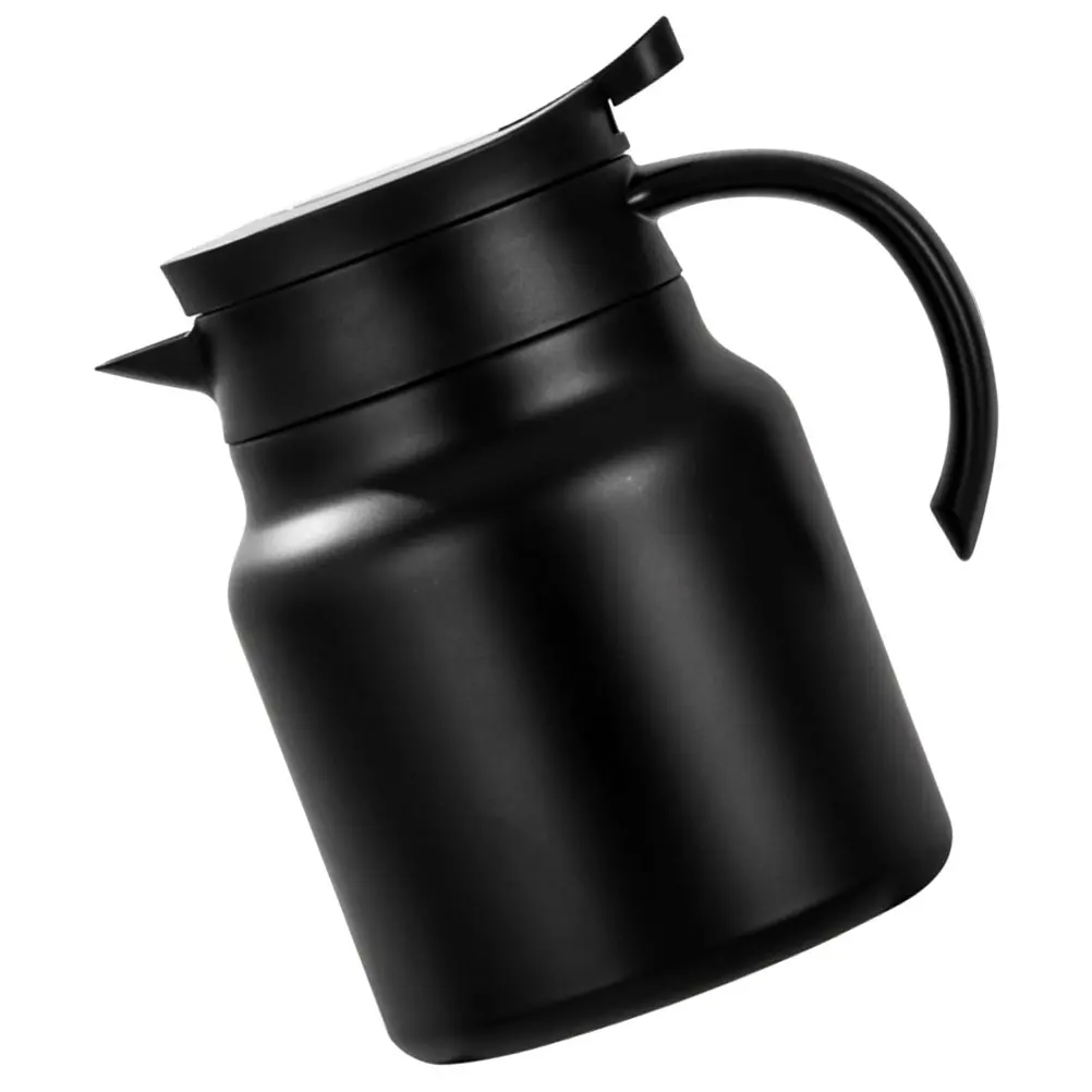 Stainless Steel Large Capacity Cup Coffee Household Bottle Black Office Insulated Water Kettle H held Bottles Hot Cold