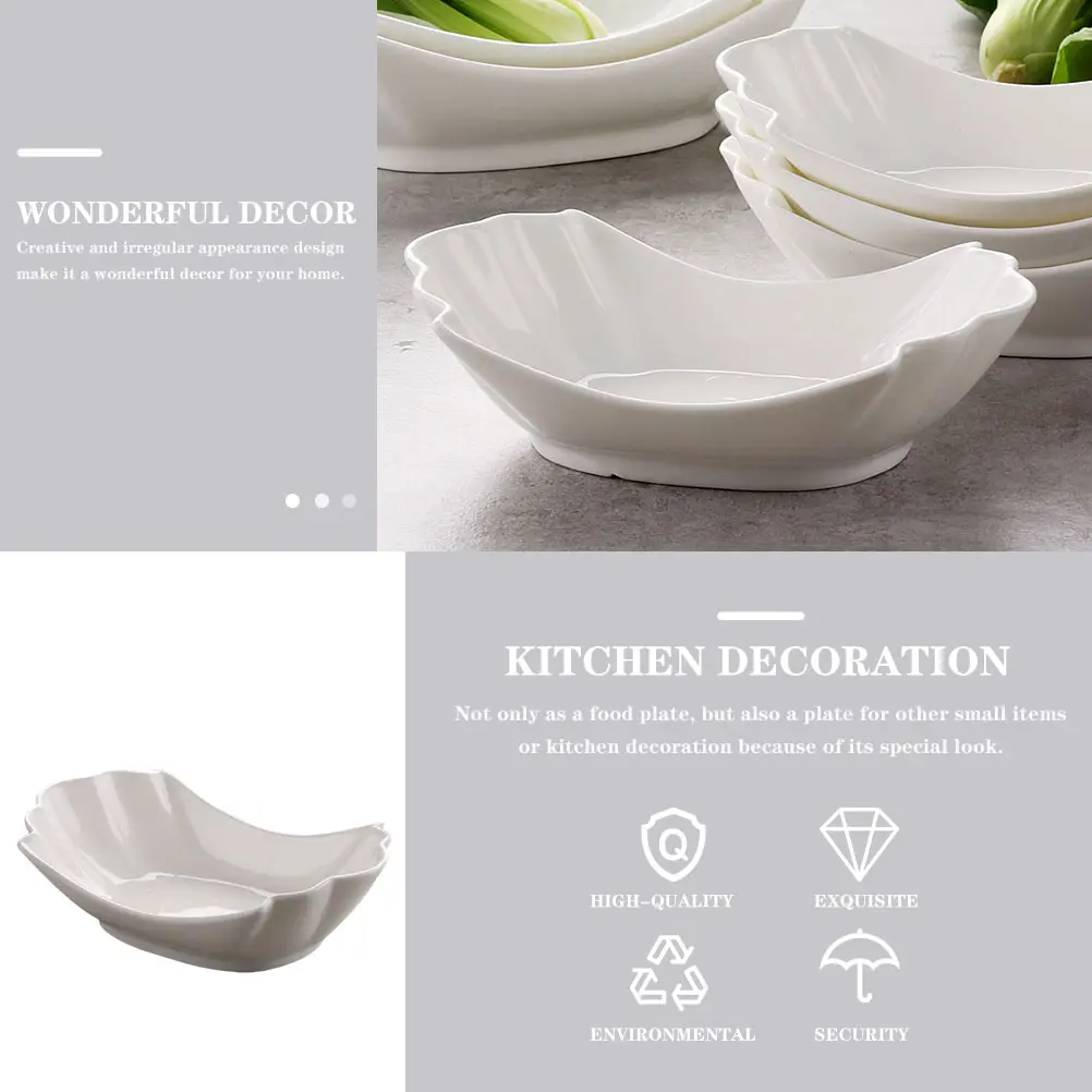 Irregular Fruit Ceramic Dish Salad Dessert Display Home Decor Party Gift Bowl Kitchen Barware Pasta