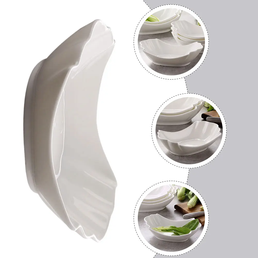Irregular Fruit Ceramic Dish Salad Dessert Display Home Decor Party Gift Bowl Kitchen Barware Pasta