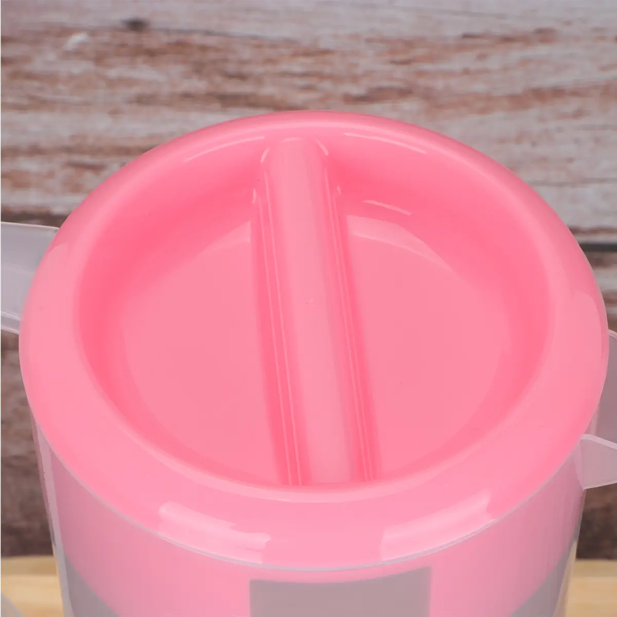 2400 Ml Cold Water Bottle Large White Jug Pitcher Kettle Beverage with Lid Flowers