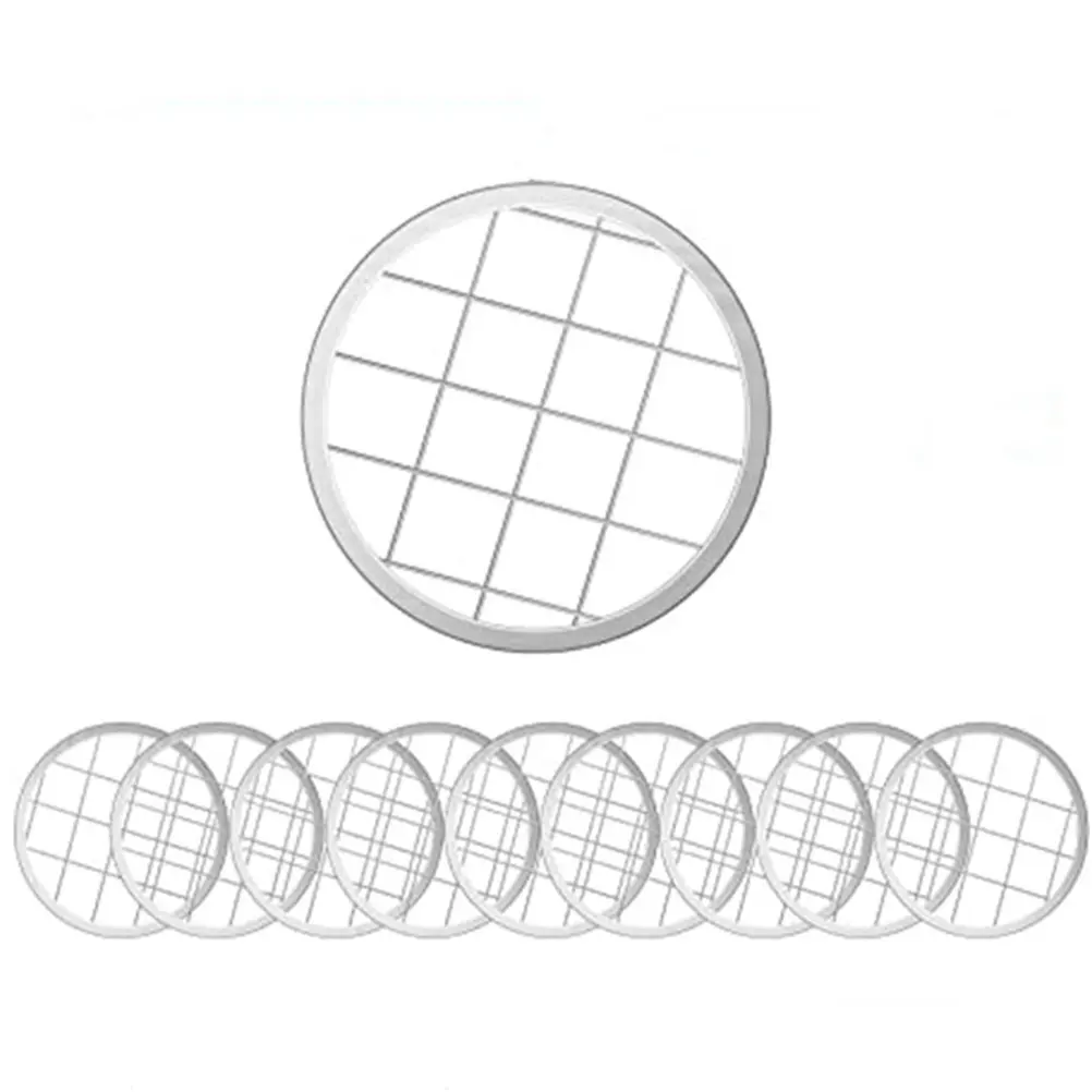 10pcs 70mm Mason Jar Grid Pen Holder Lid for Floral Arrangement Vase Flower Tool Silver Metal Kitchen Bar Supplies Home Decor