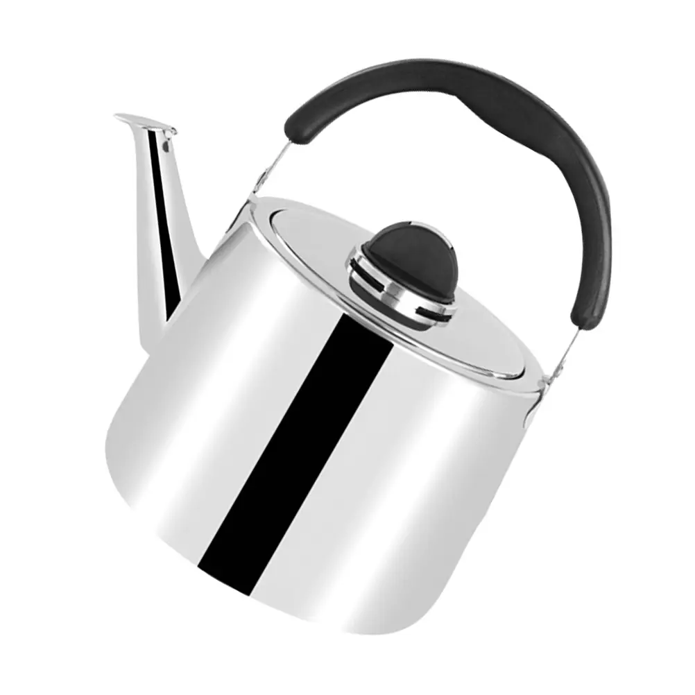 Stainless Steel Teakettle Large Capacity Sounding Kettle Whistling Water Pot for Home Tea Coffee Oatmeal Instant Soup Heating