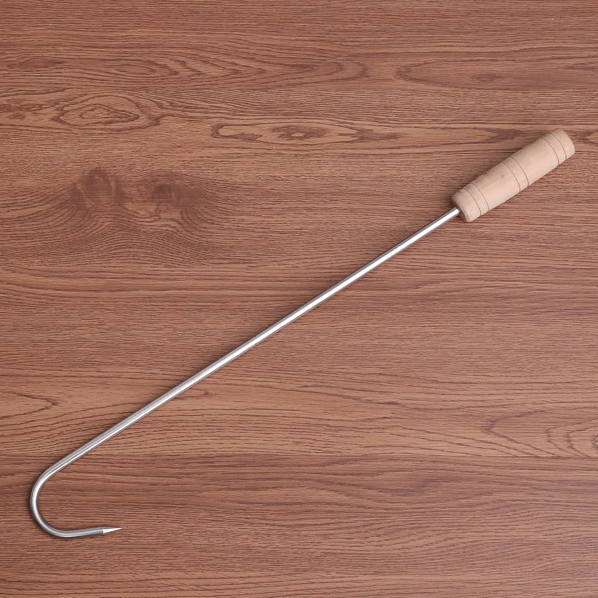 Stainless Steel BBQ Hook Grilling Pin Meat Sausage Ribs Tool Camping Outdoor Cooking Accessories Rustproof Sharpened