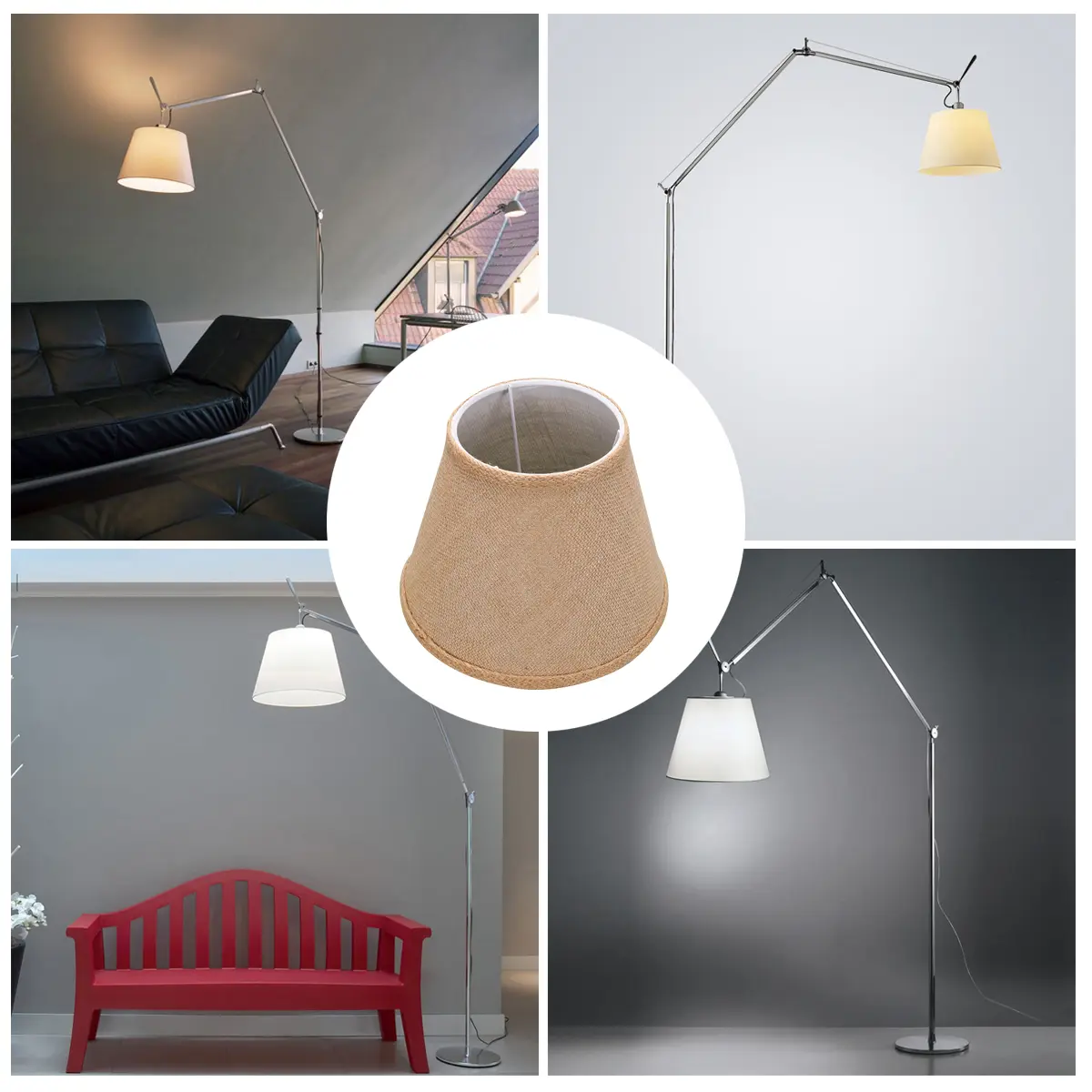 Cloth Lamp Shade Premium Fabric Cover for Bedroom Living Room Table Lamp Dust Proof Warm Atmosphere Easy Use Lighting Solution