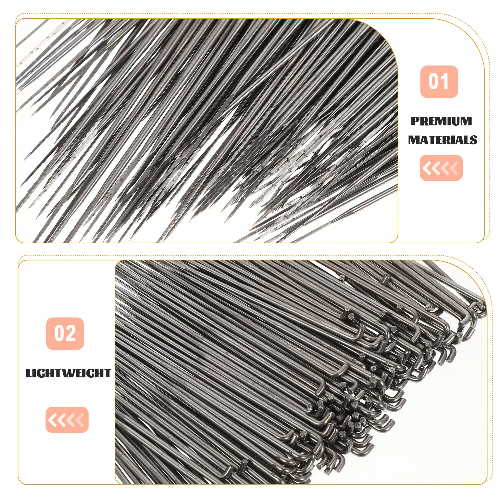 150Pcs Lightweight Punch Needle For Stitching And Sewing Embroidery Crafts Tool
