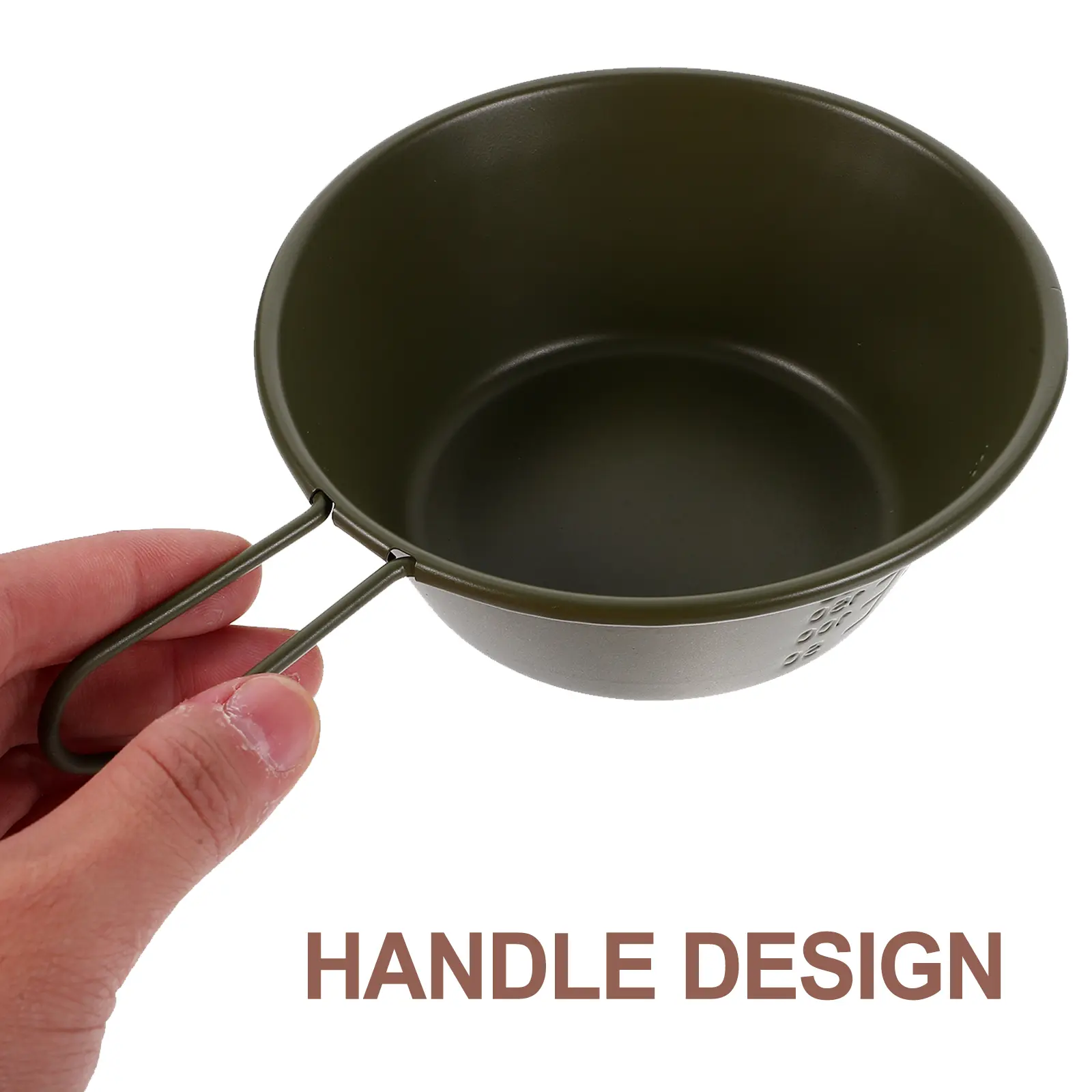 Stainless Steel Camping Bowl Lightweight Portable Soup Water Cup H for Hiking Fishing Picnic Travel Outdoor Camping Bowls