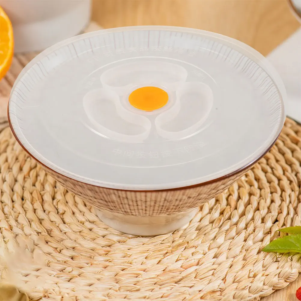 2pcs Insulated Barrel Cover Silicone Lids for Bowls Food Storage Reusable Leakproof Easy to Clean Washable