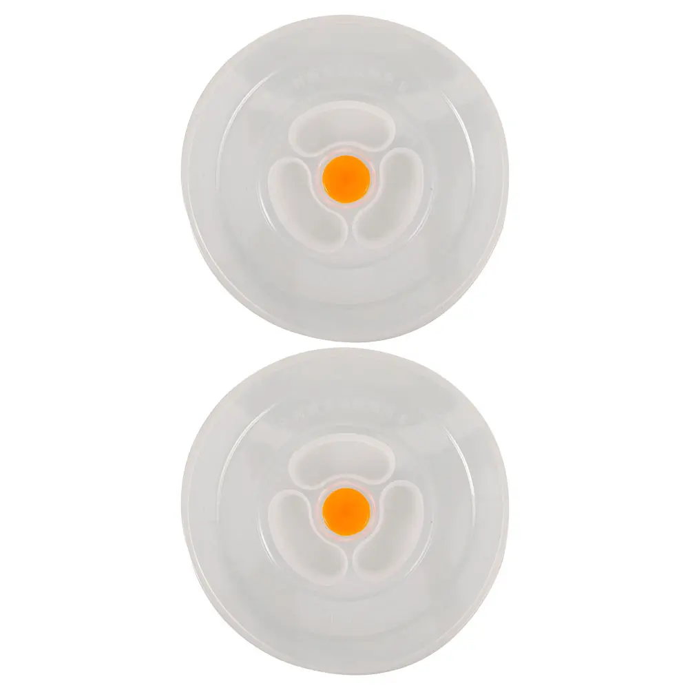 2pcs Insulated Barrel Cover Silicone Lids for Bowls Food Storage Reusable Leakproof Easy to Clean Washable