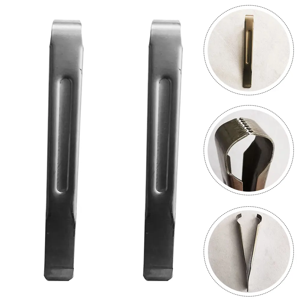 2pcs StainlessSteelCrabTong NonSlipSerratedClamp HomeSupplies LoachLobsterPicker Silver Durable KitchenBarTools