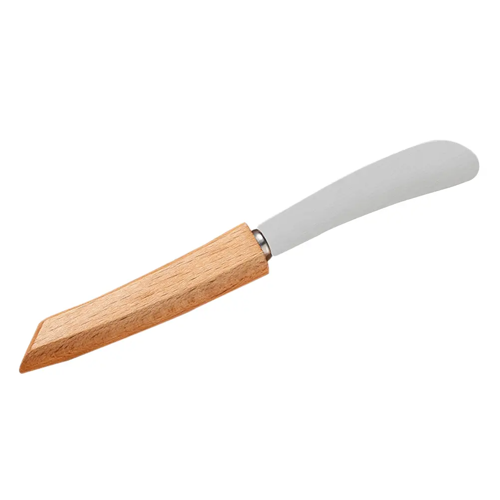 Long Handle Bread Knife Stainless Steel Scraper Butter Spreader Practical Holes Jam Peanut Tool Bakery Cheese