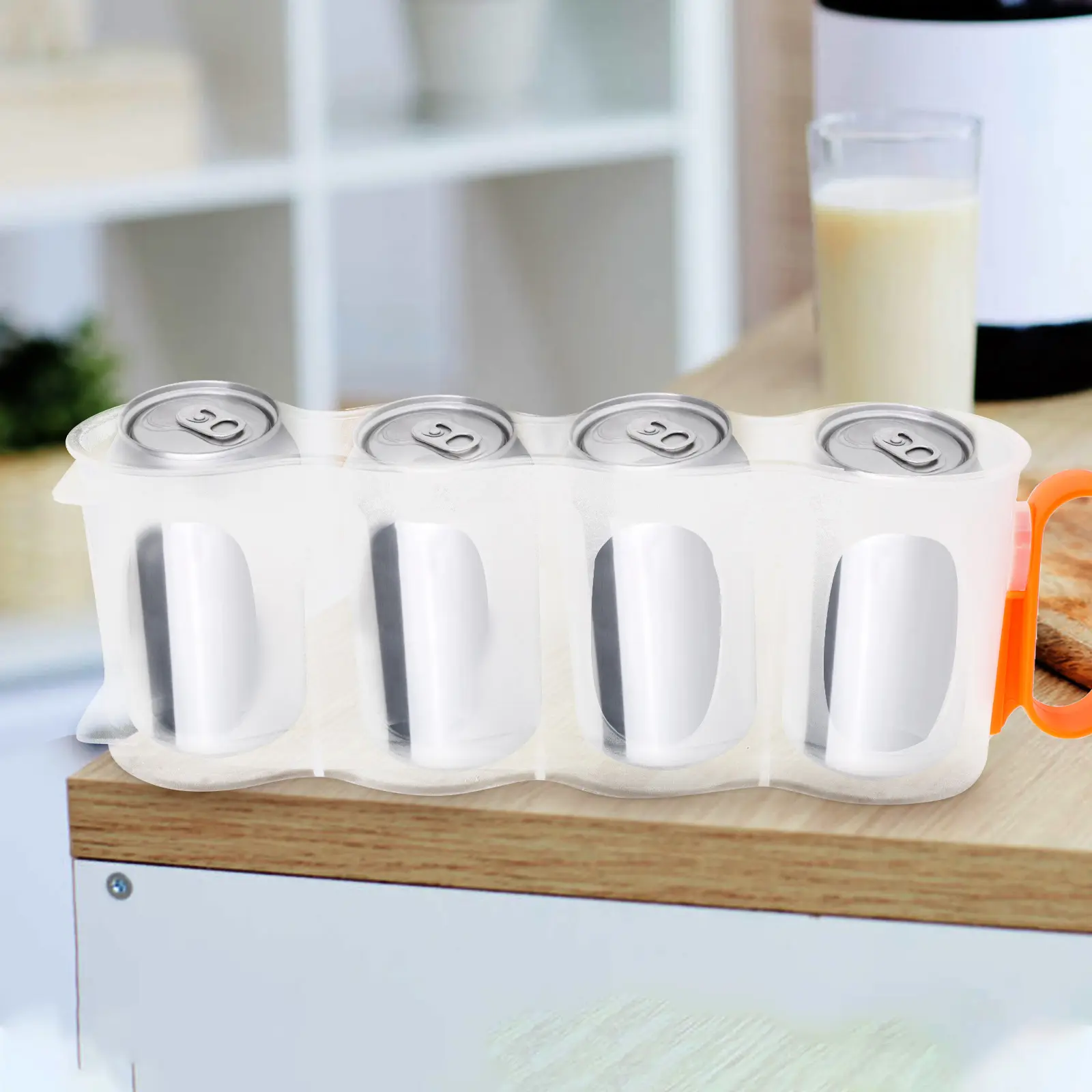Beverage Storage Box Fridge Organizer Drinks Beverages Soda Can for Pantry Holder Refrigerator Beer Bins